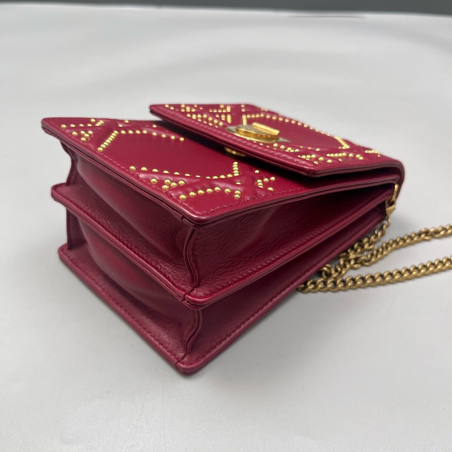 Dior - Diorever - Leather - Red - (mini)
