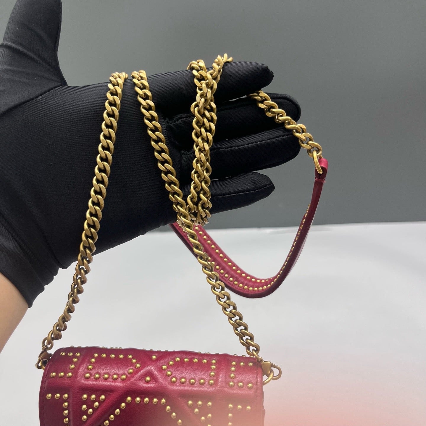 Dior - Diorever - Leather - Red - (mini)