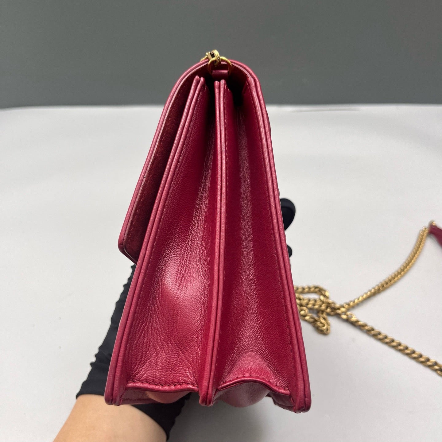 Dior - Diorever - Leather - Red - (mini)