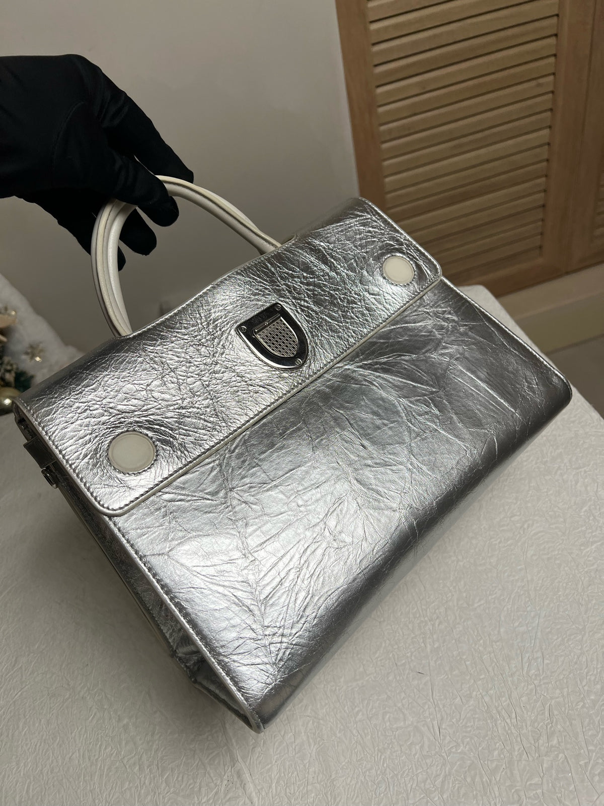 Dior - Diorever - Leather - Silver