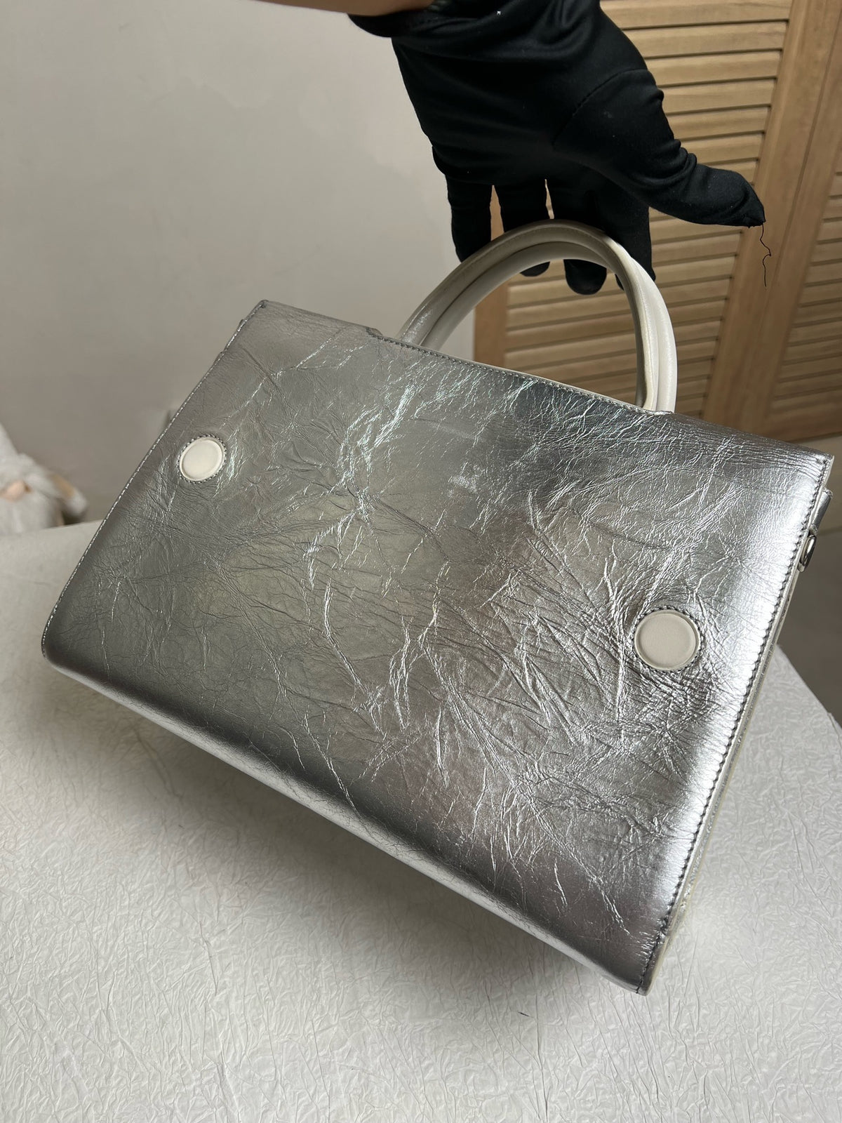 Dior - Diorever - Leather - Silver