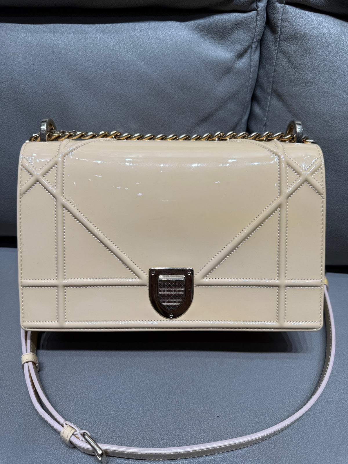 Dior - Diorever - Patent leather - Beige - (Other)