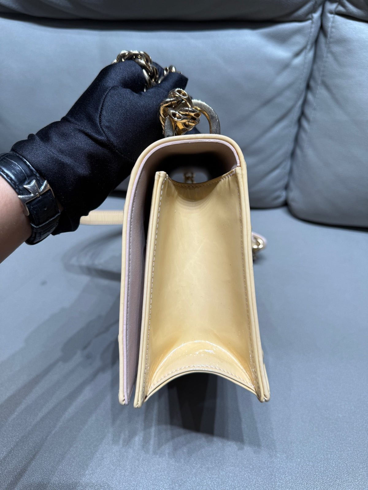 Dior - Diorever - Patent leather - Beige - (Other)
