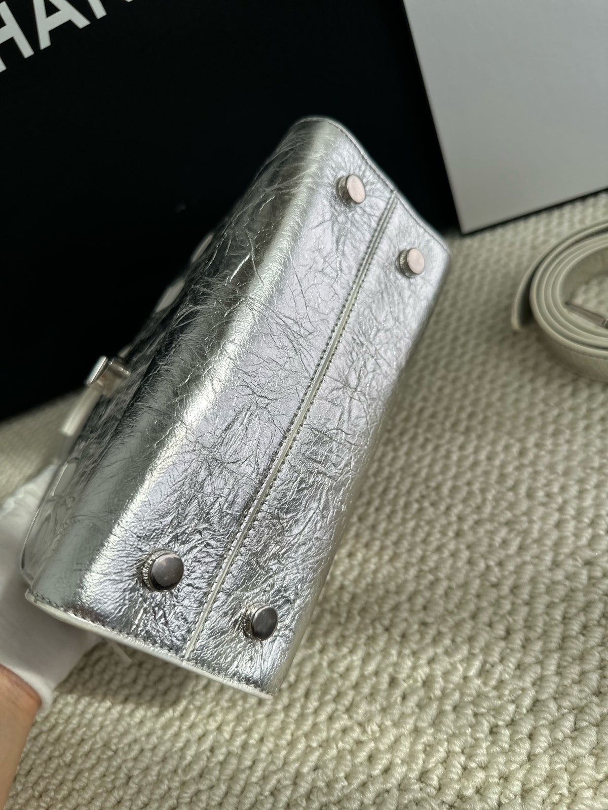 Dior - Diorever Small - Leather - Silver - (small)