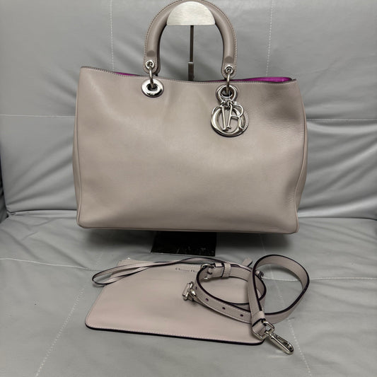 Dior - Diorissimo - Leather - Grey - (large)