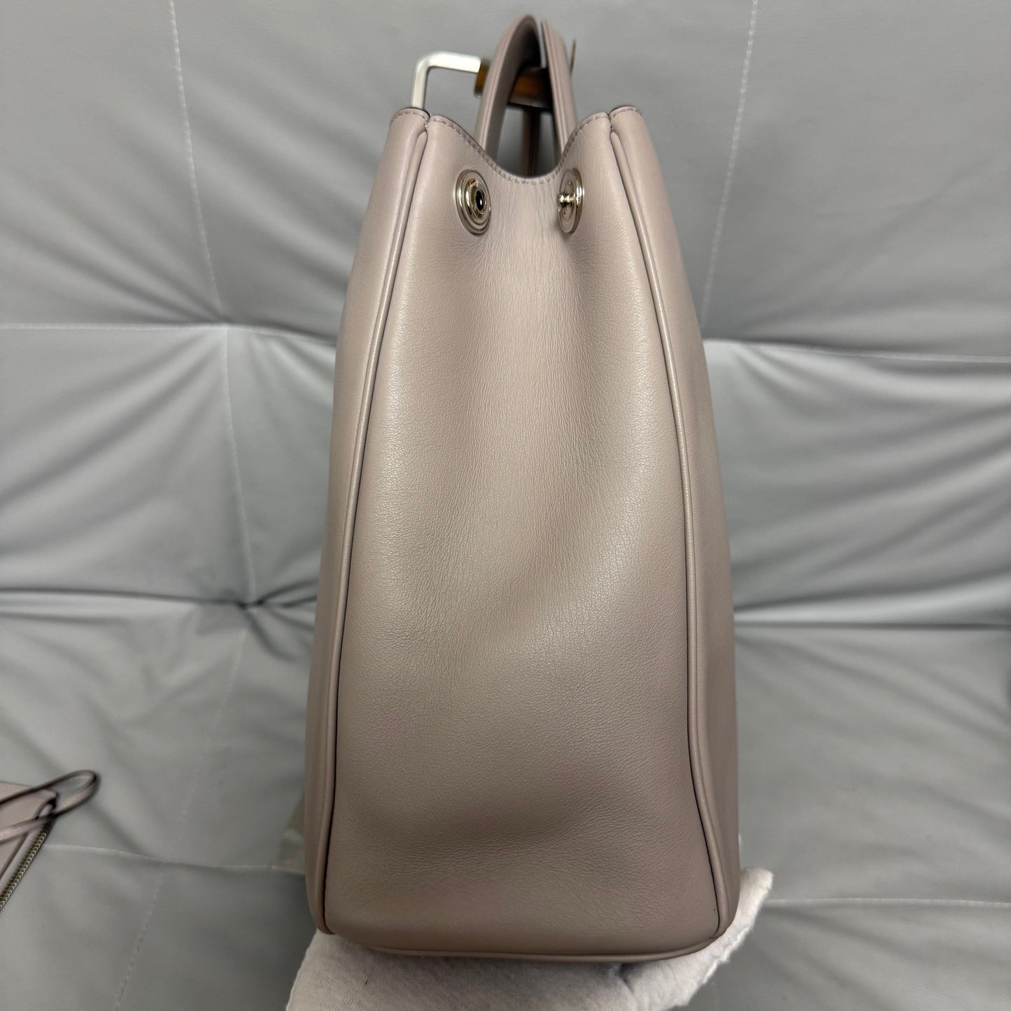 Dior - Diorissimo - Leather - Grey - (large)