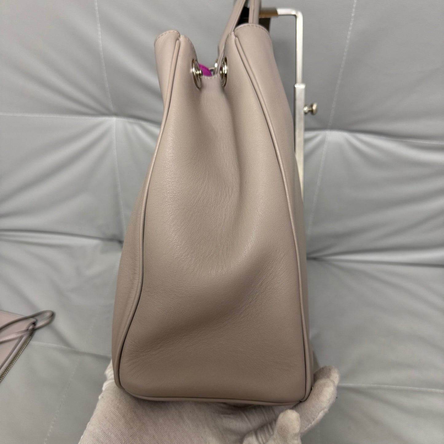 Dior - Diorissimo - Leather - Grey - (large)