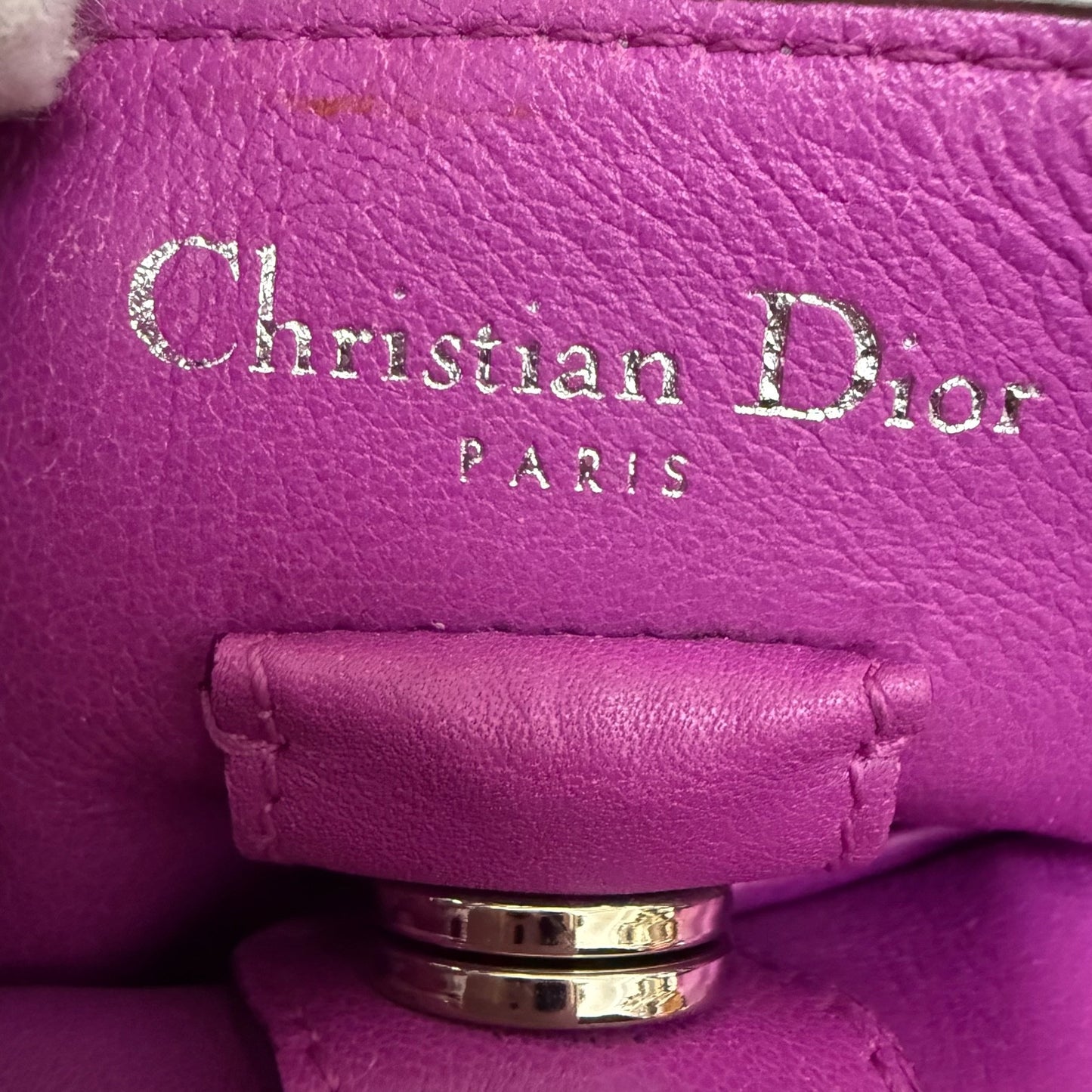 Dior - Diorissimo - Leather - Grey - (large)