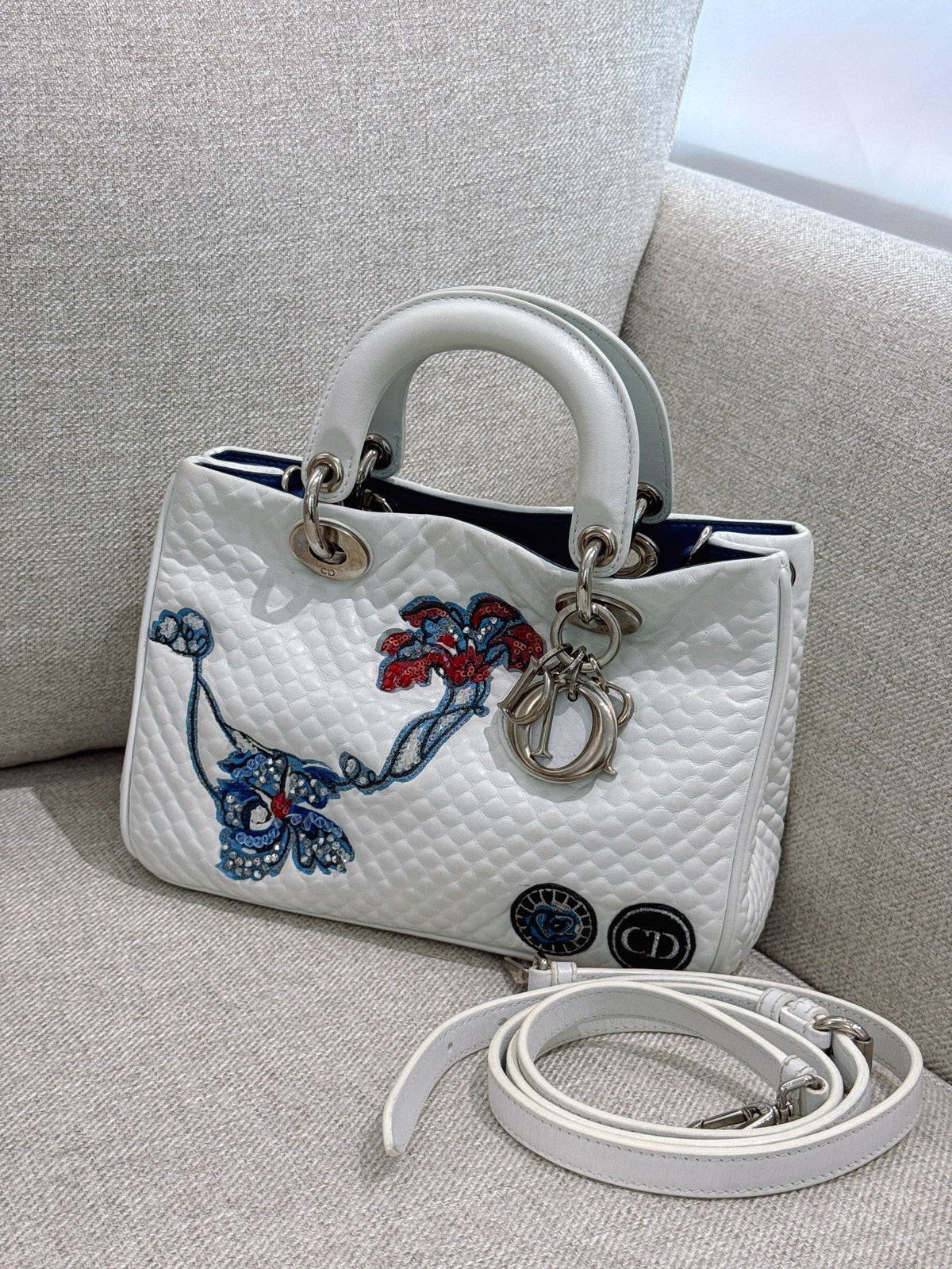 Dior - Diorissimo - Leather - White