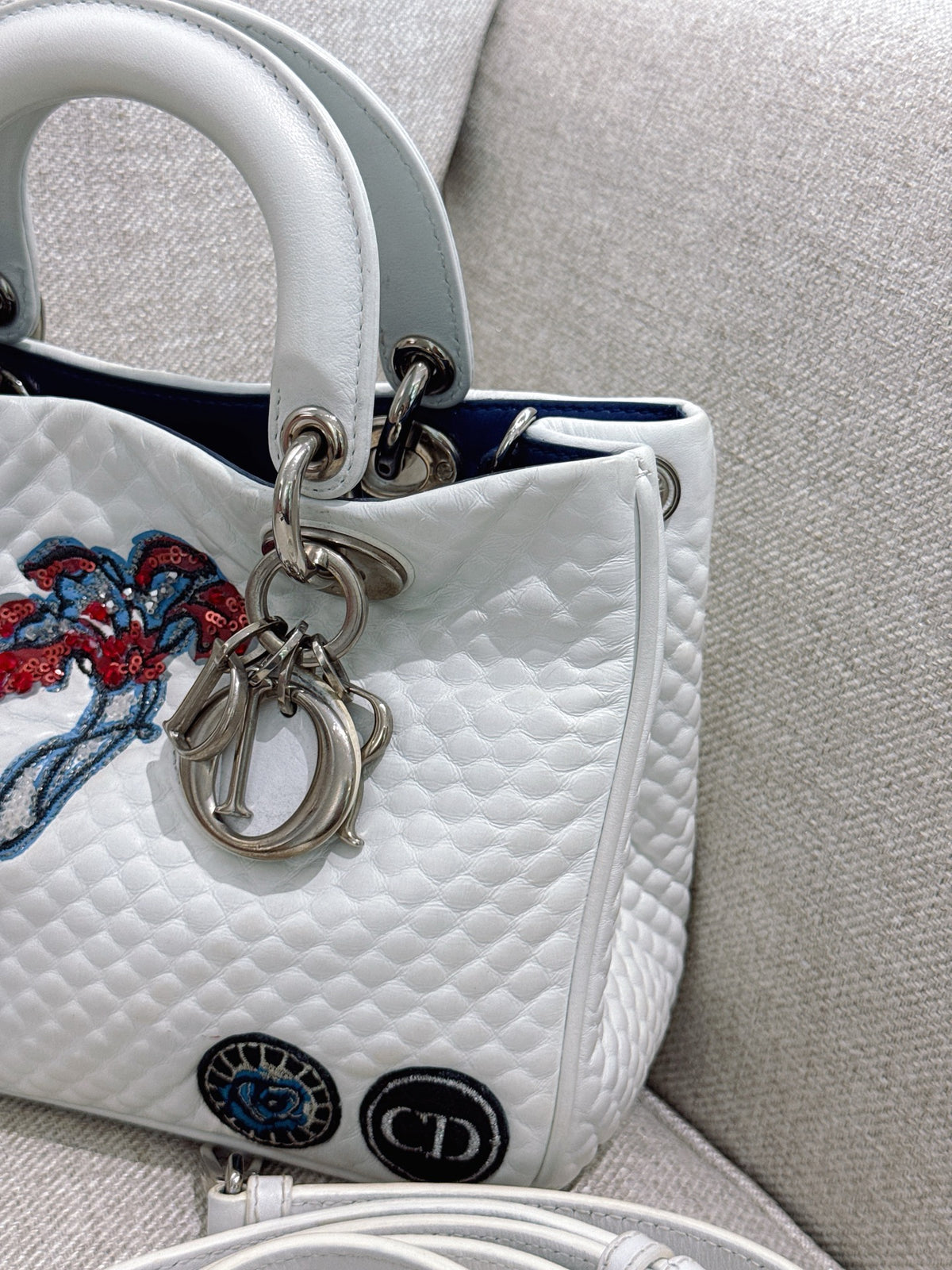 Dior - Diorissimo - Leather - White