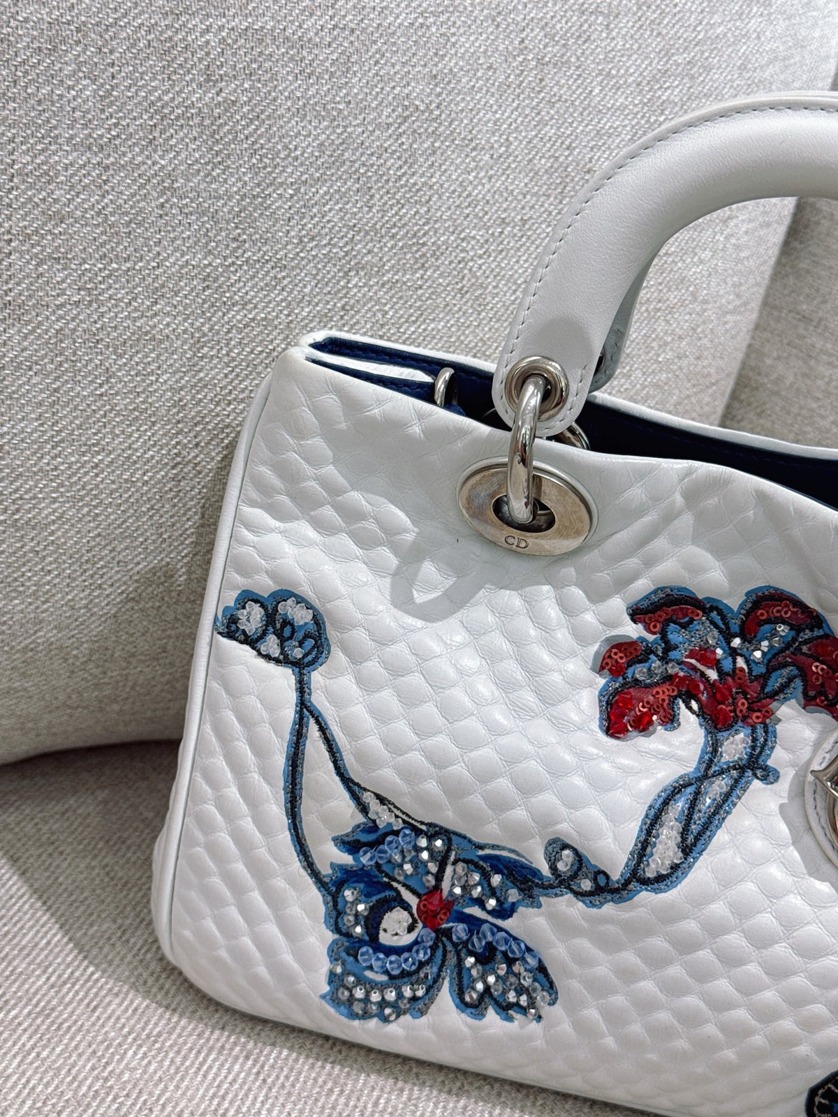 Dior - Diorissimo - Leather - White