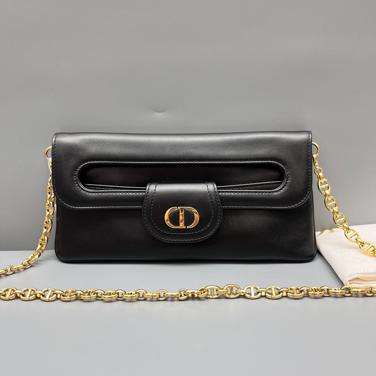 Dior - Double - Leather - Black