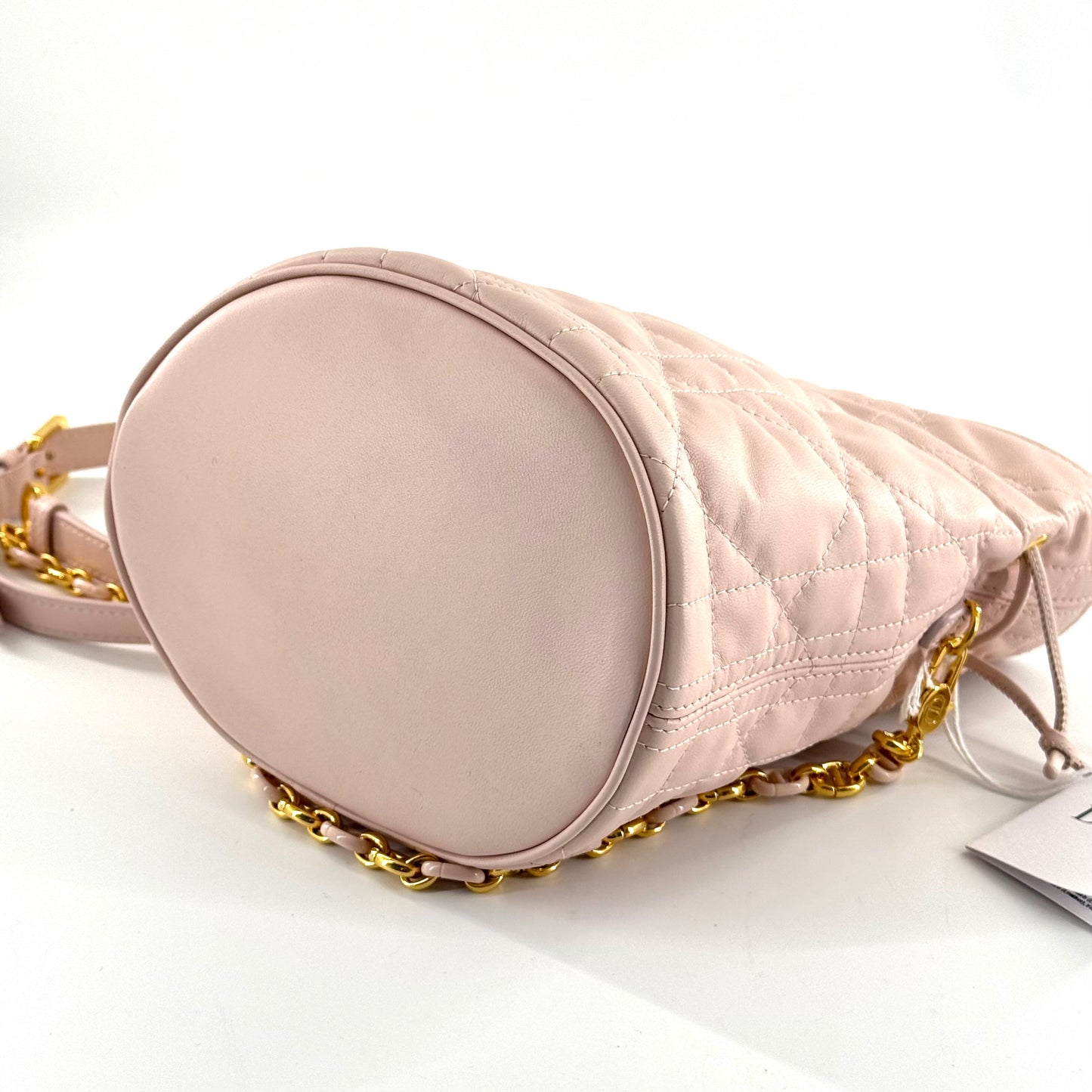 Dior - Drawstring Bucket Bag - Leather - Pink