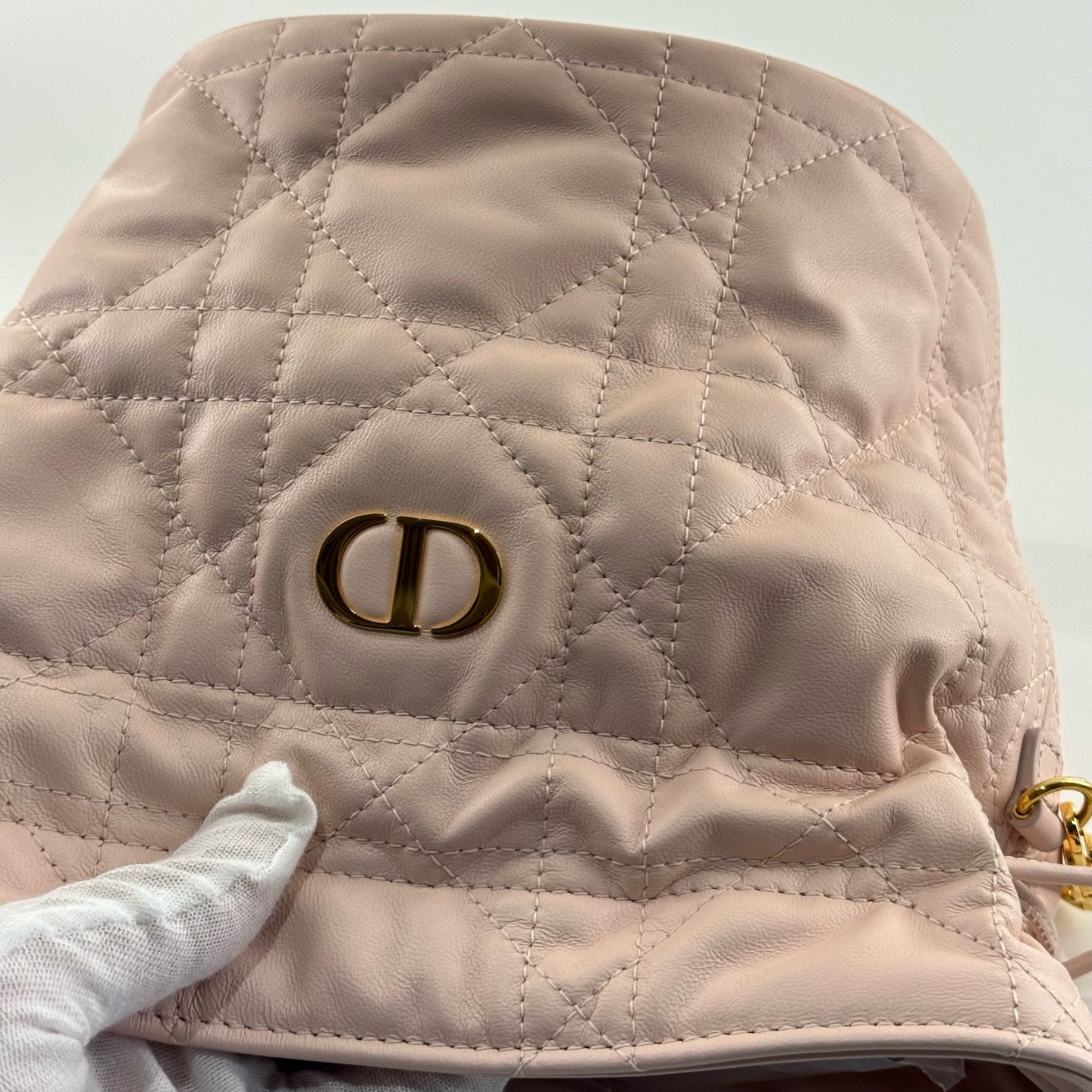 Dior - Drawstring Bucket Bag - Leather - Pink