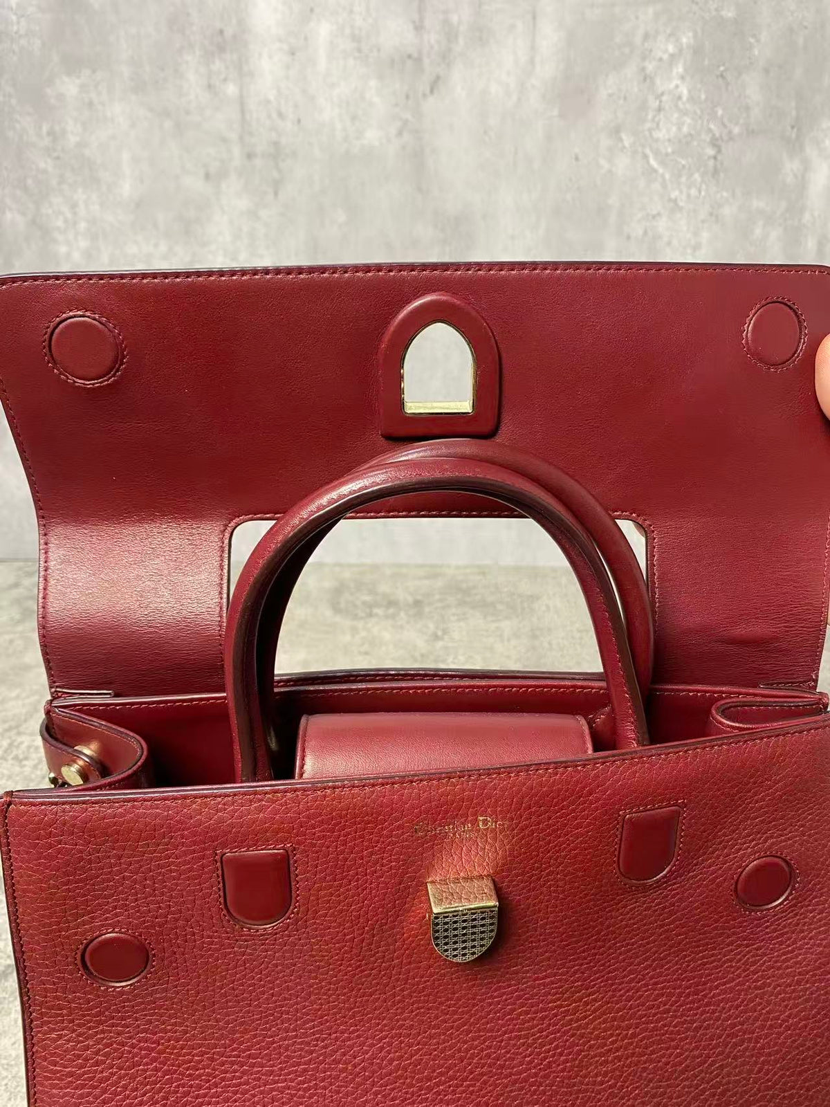 Dior - Ever - Leather - Burgundy