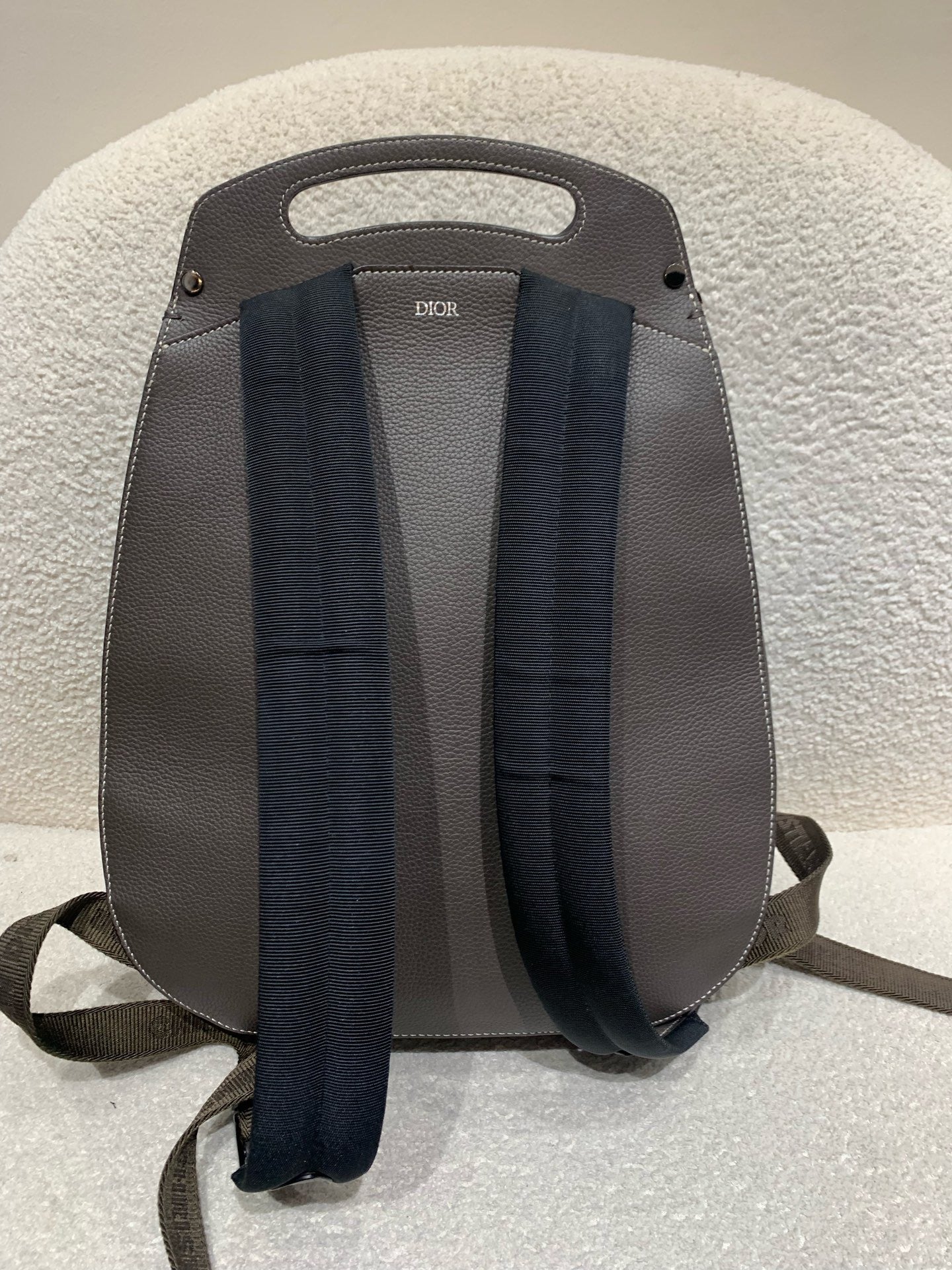 Dior - Gallop Backpack - Grained leather - Brown - (Medium)