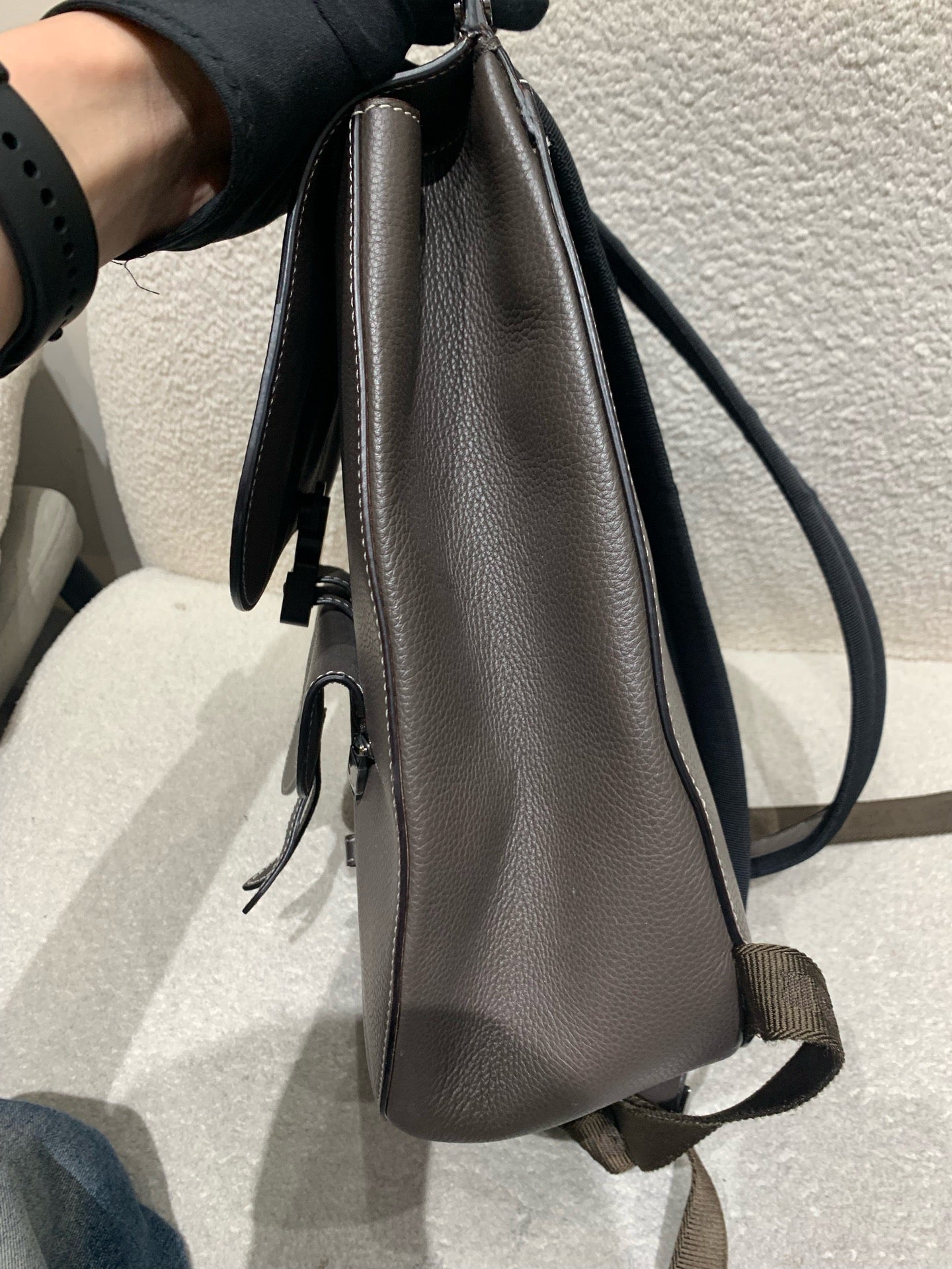 Dior - Gallop Backpack - Grained leather - Brown - (Medium)