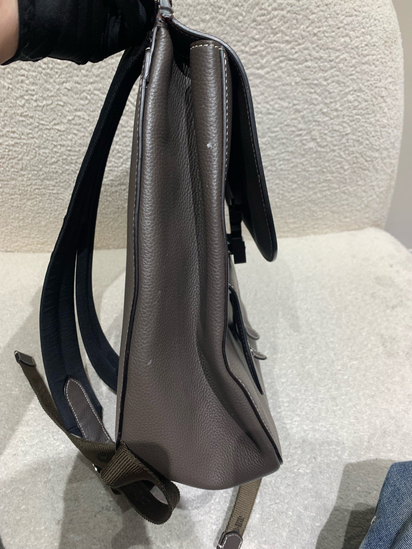Dior - Gallop Backpack - Grained leather - Brown - (Medium)
