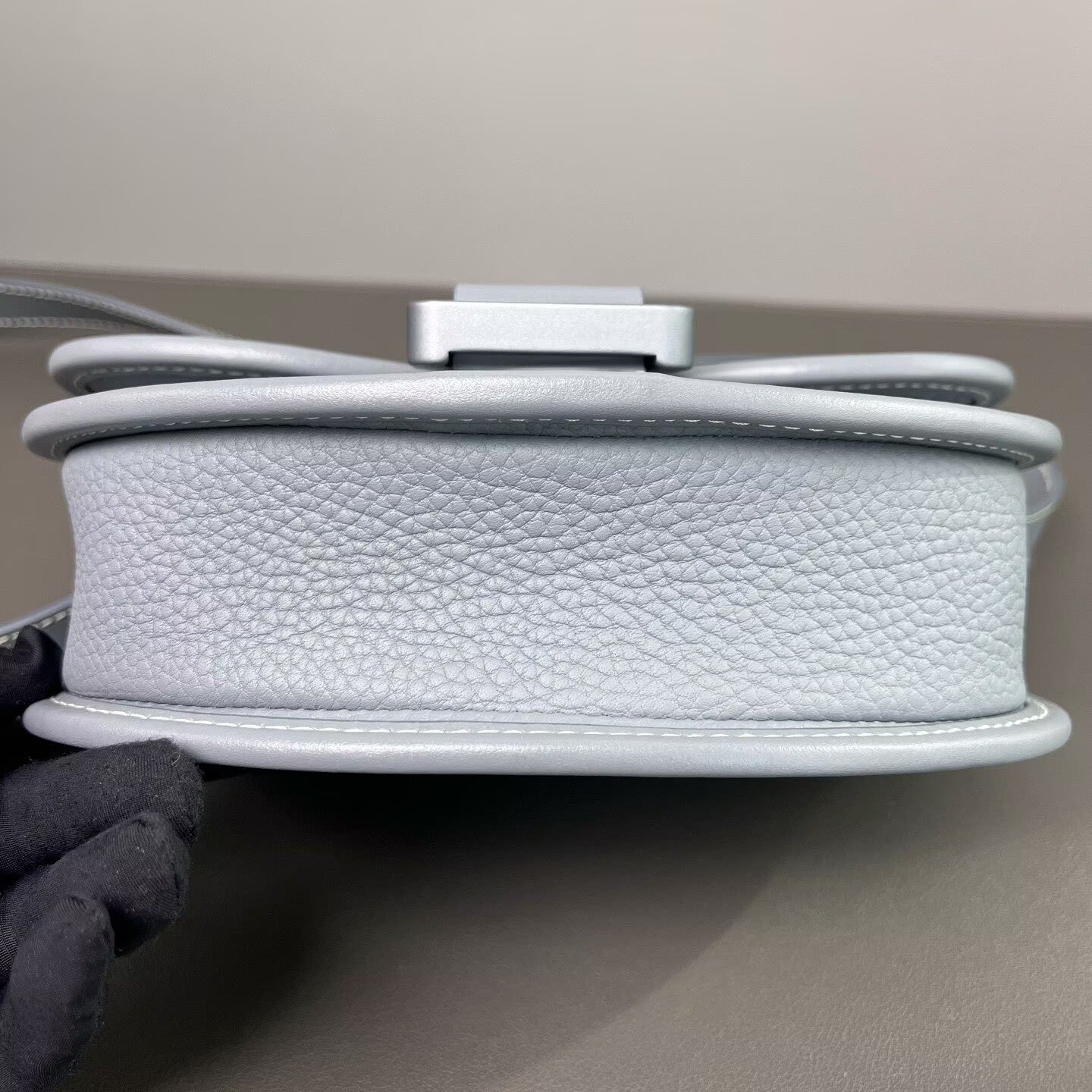 Dior - Gallop Messenger Bag - Grained cowhide leather - Fog Blue - (mini)