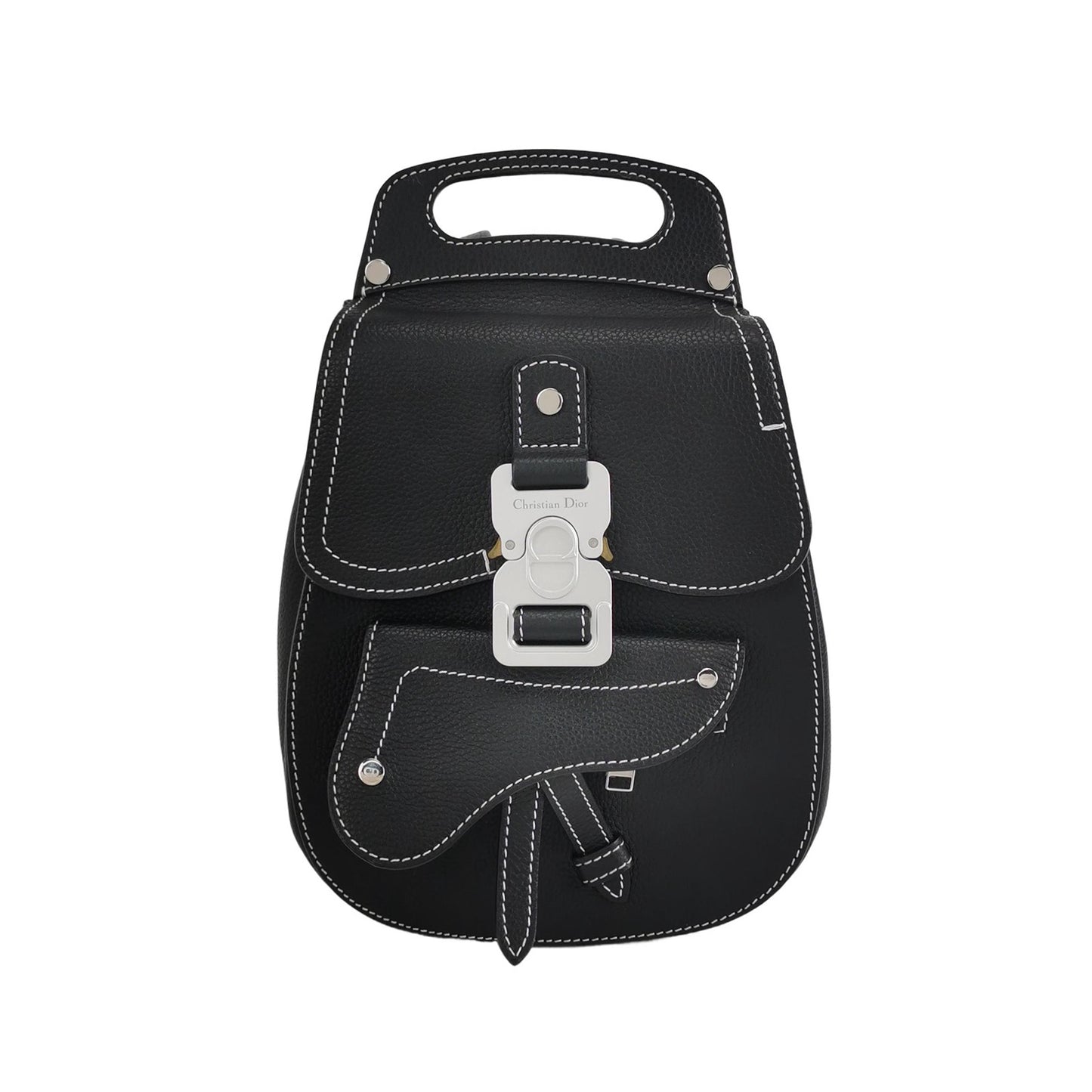 Dior - Gallop Saddle Mini Backpack - Grained leather - Black - (Small)