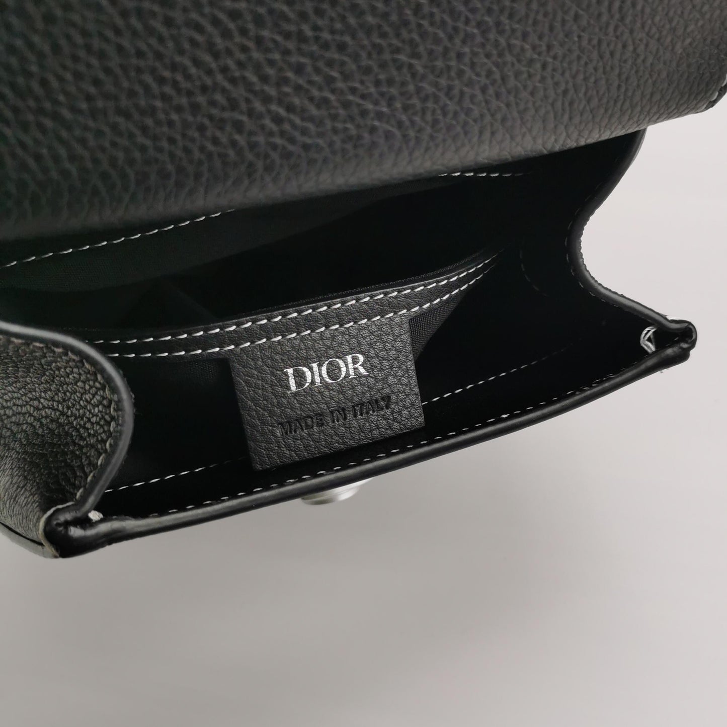 Dior - Gallop Saddle Mini Backpack - Grained leather - Black - (Small)