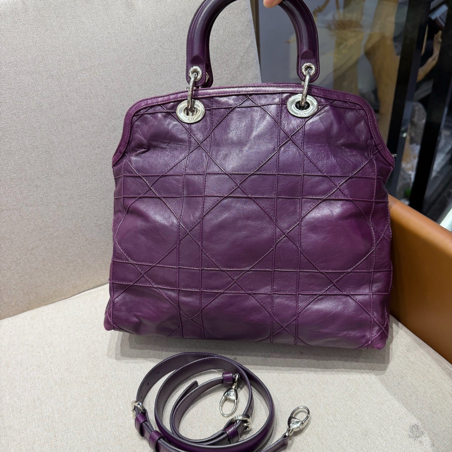 Dior - Granville - Leather - Purple - (Medium)