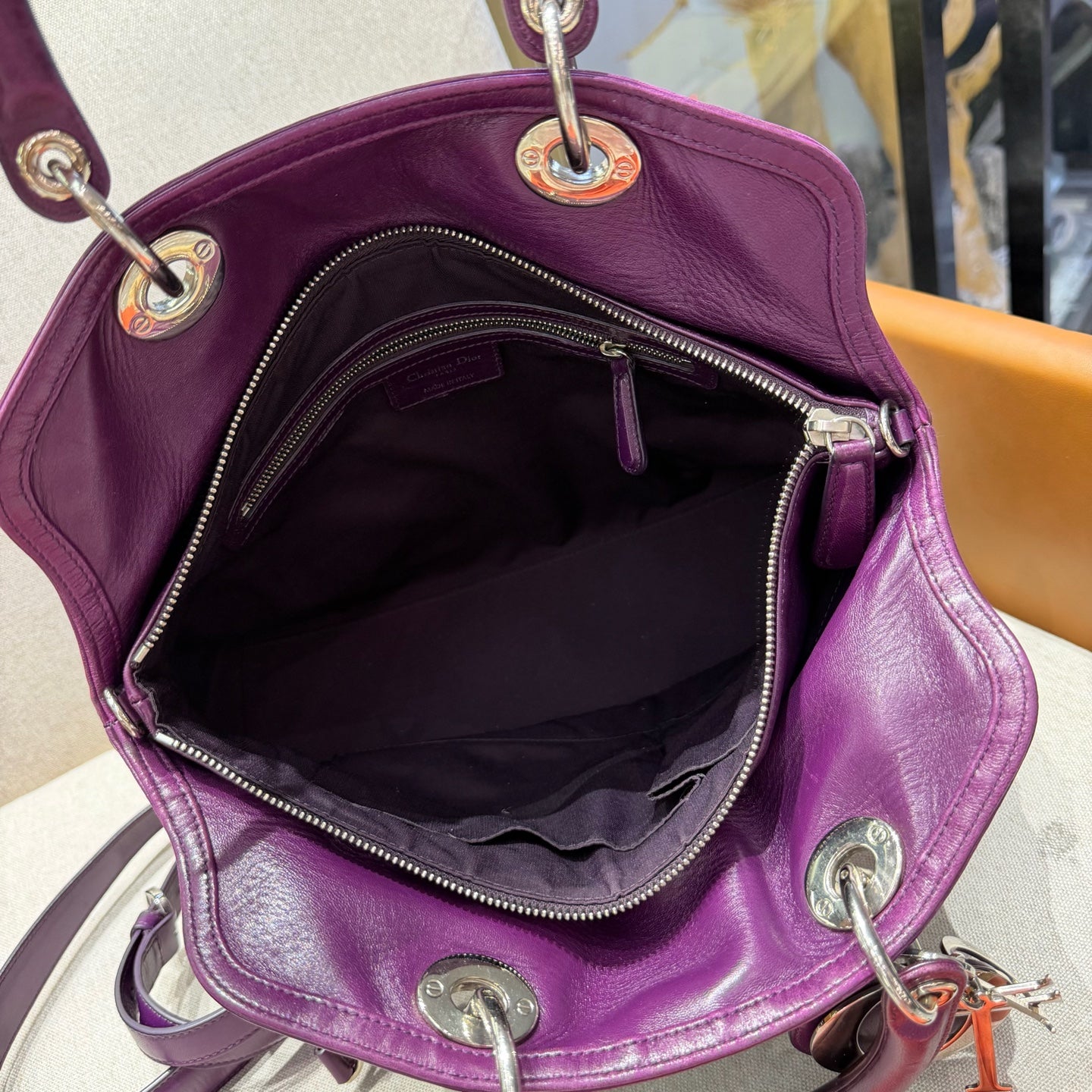 Dior - Granville - Leather - Purple - (Medium)