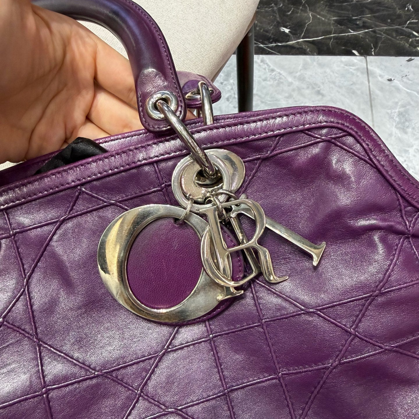 Dior - Granville - Leather - Purple - (Medium)