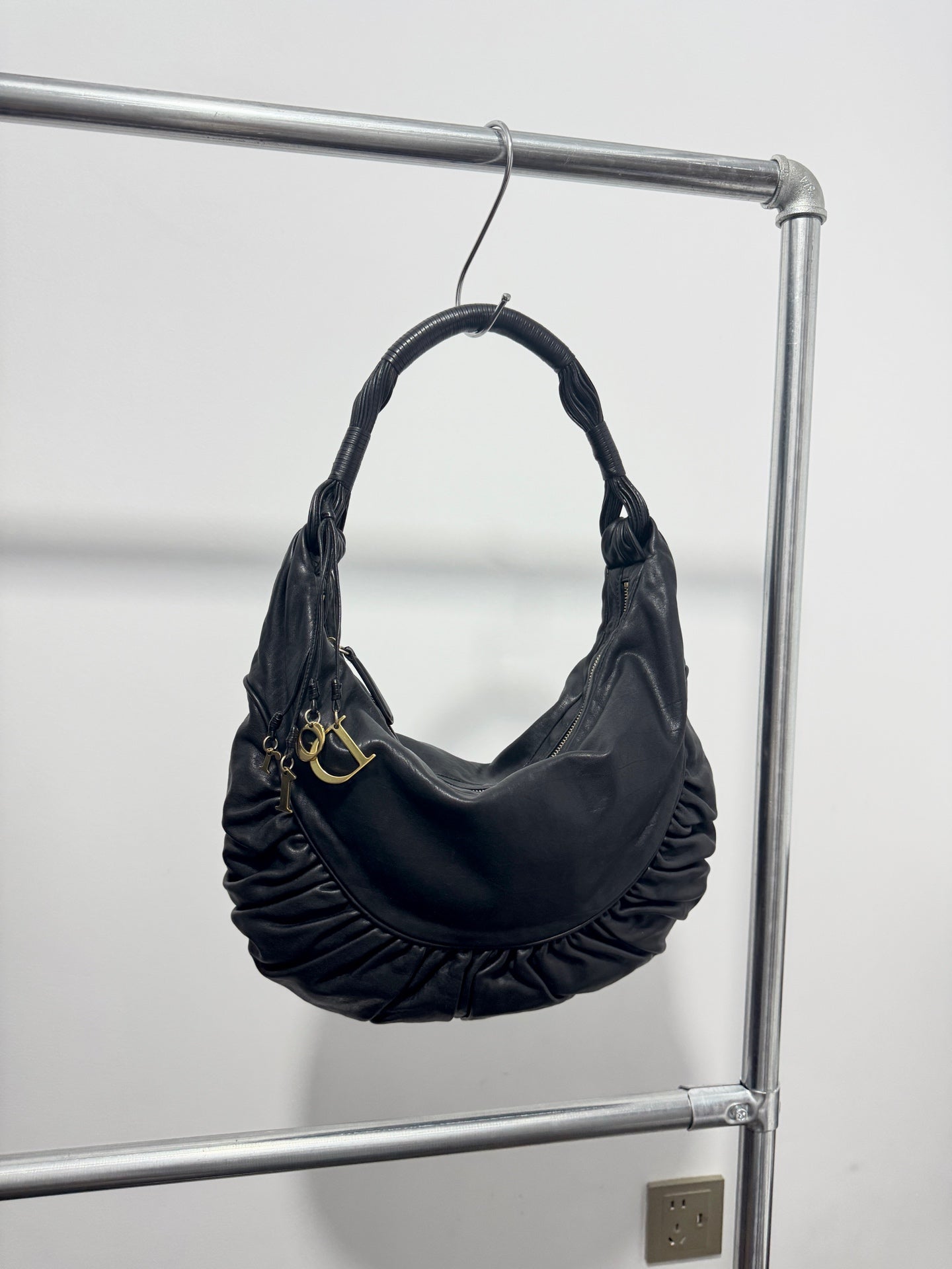 Dior - Gypsy Hobo - Leather - Black - (large)