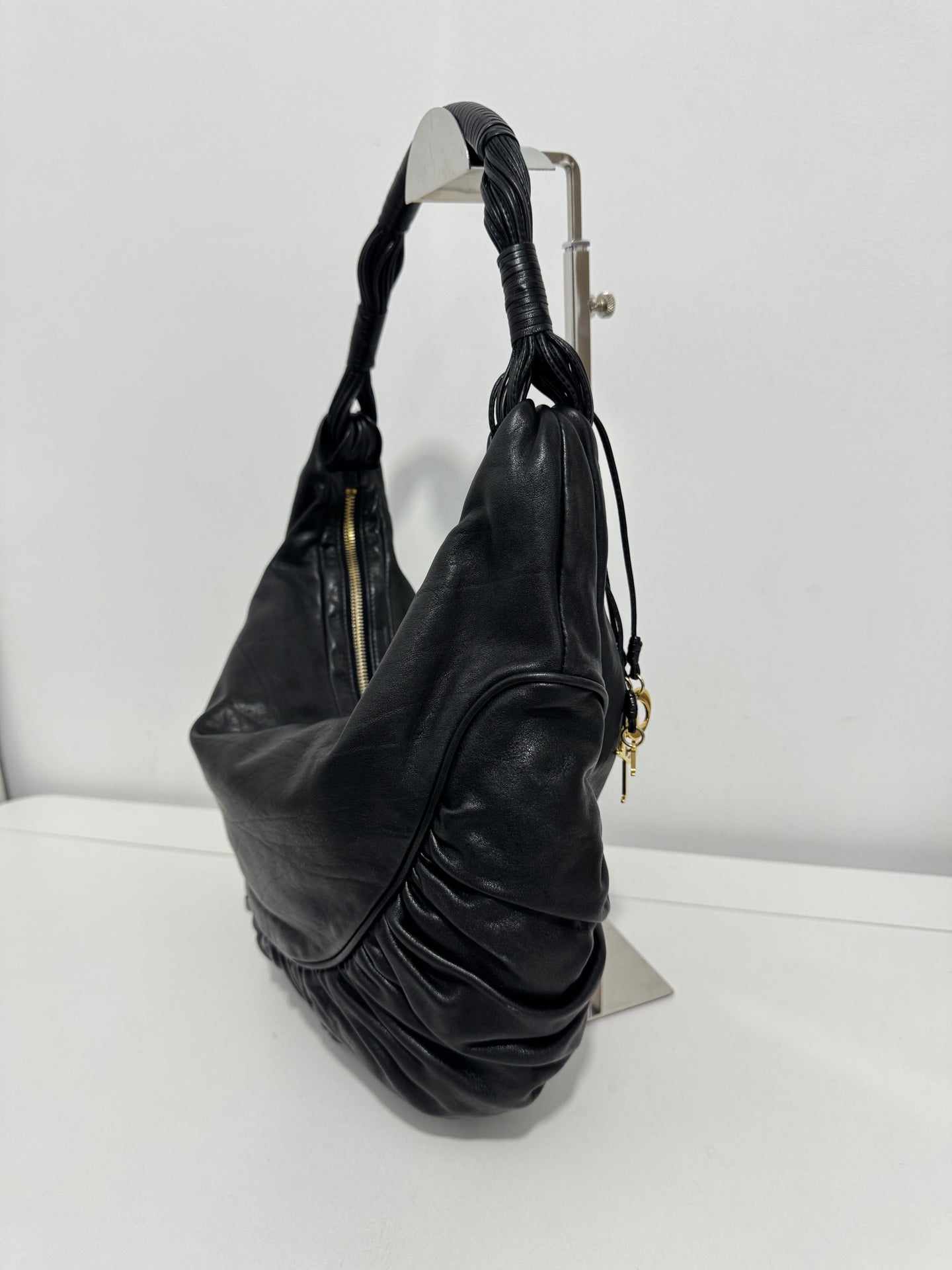 Dior - Gypsy Hobo - Leather - Black - (large)