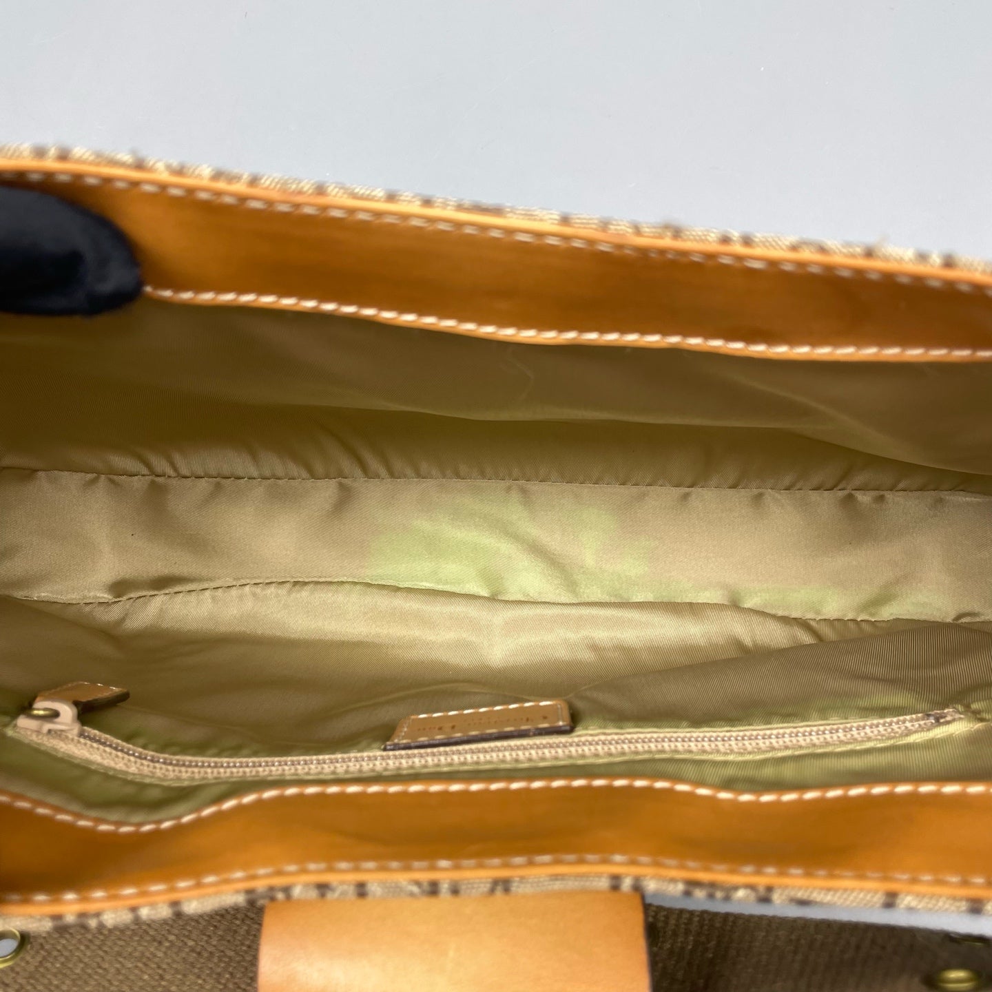 Dior - Half-moon Bag - Dior Oblique canvas with leather trim - Brown - (medium)