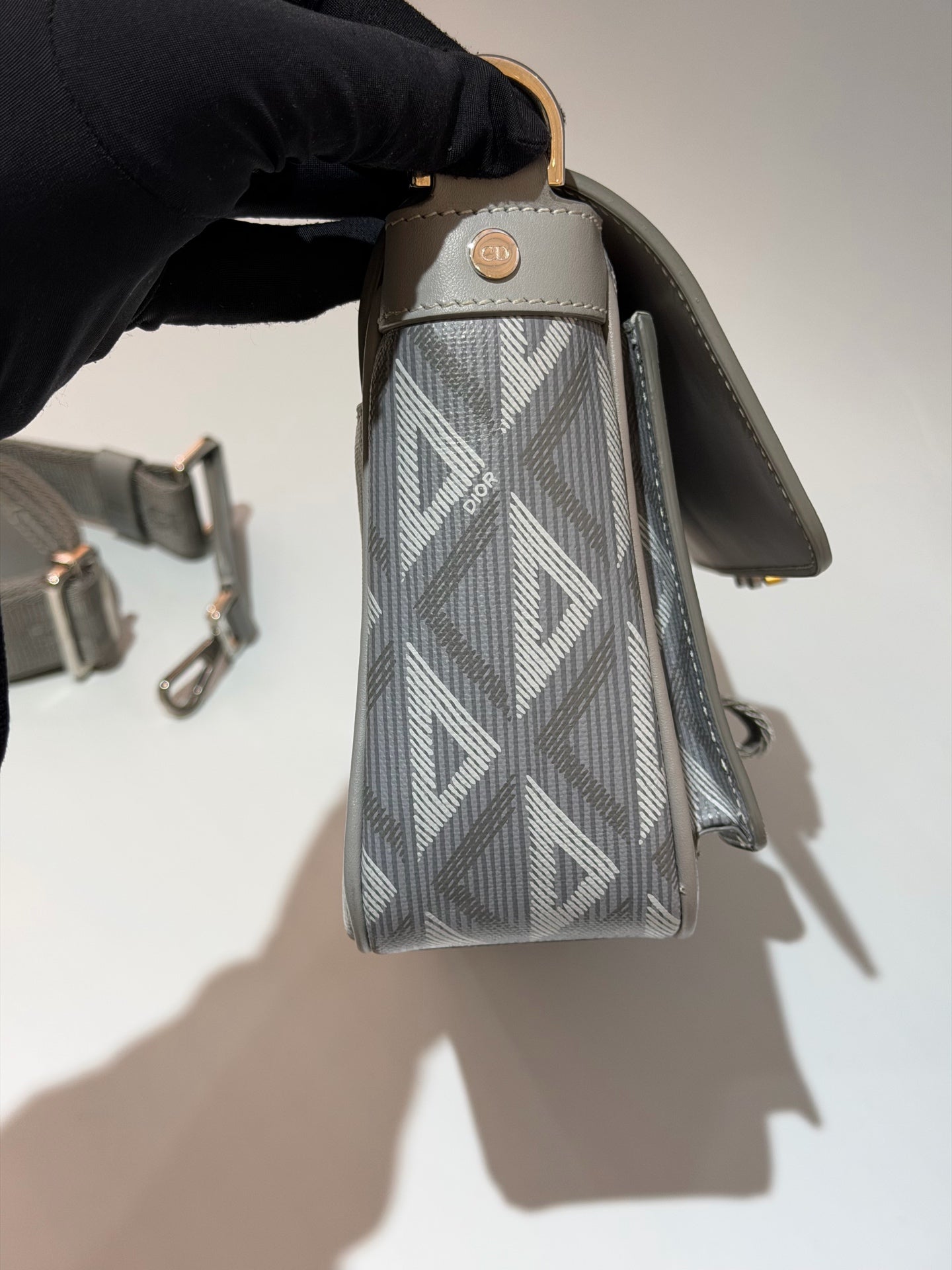 Dior - Hit The Road Messenger Bag - Cloth - Grey - (medium)