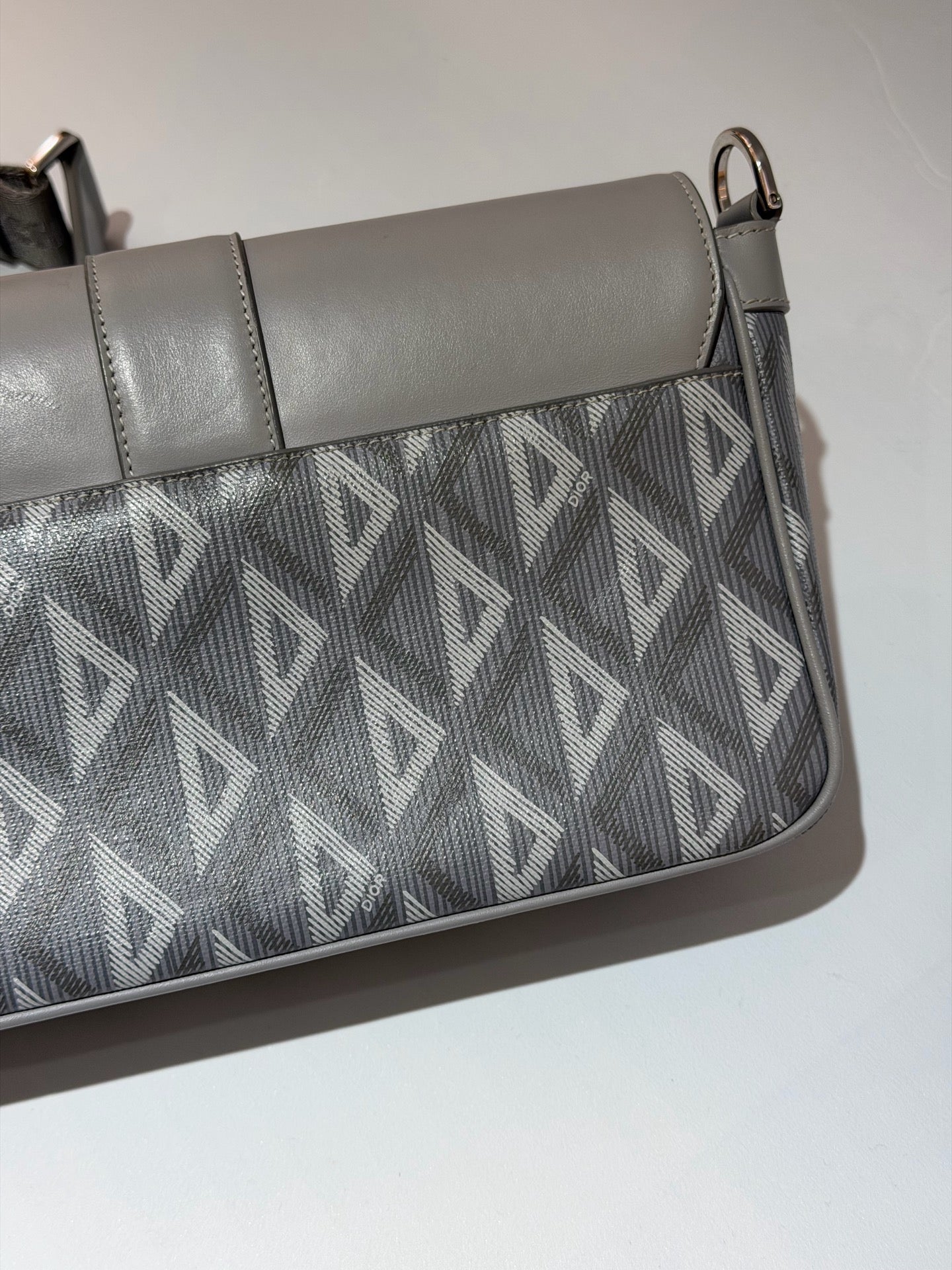 Dior - Hit The Road Messenger Bag - Cloth - Grey - (medium)