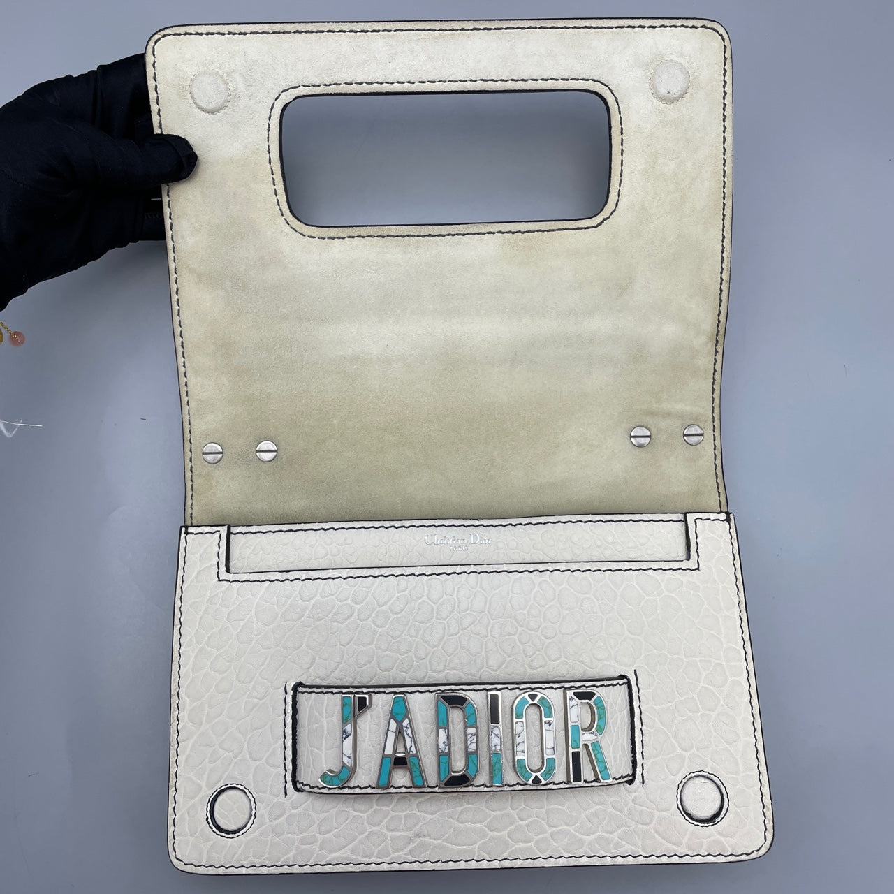 Dior - J'ADIOR Flap Bag - Leather - White - (medium)