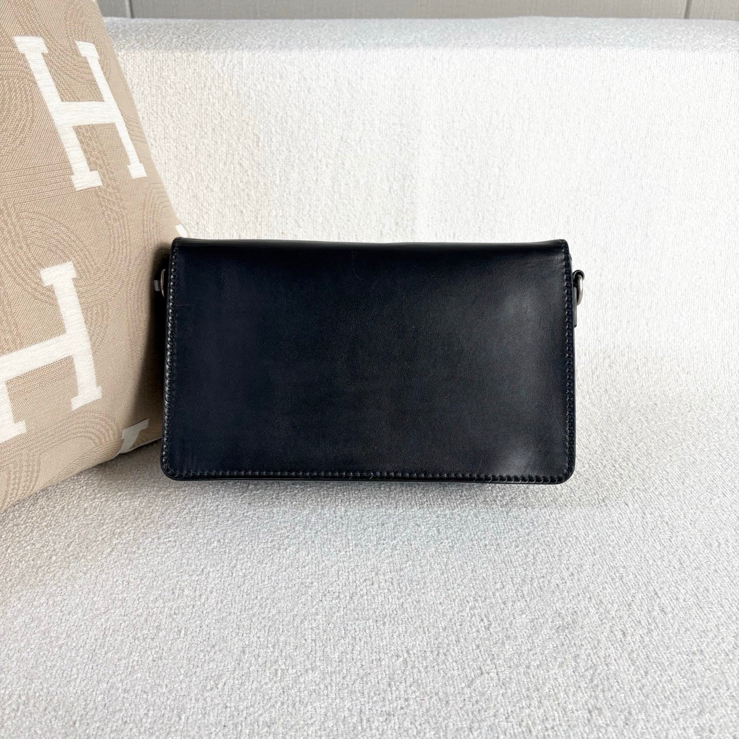 Dior - J'Adior Flap Bag with Wide Strap - Cowhide leather - Black - (medium)