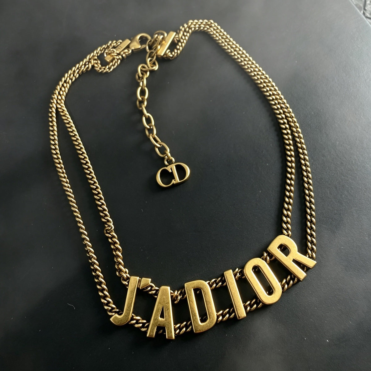 Dior - J'Adior - Gold-tone metal; exact alloy unspecified - Gold