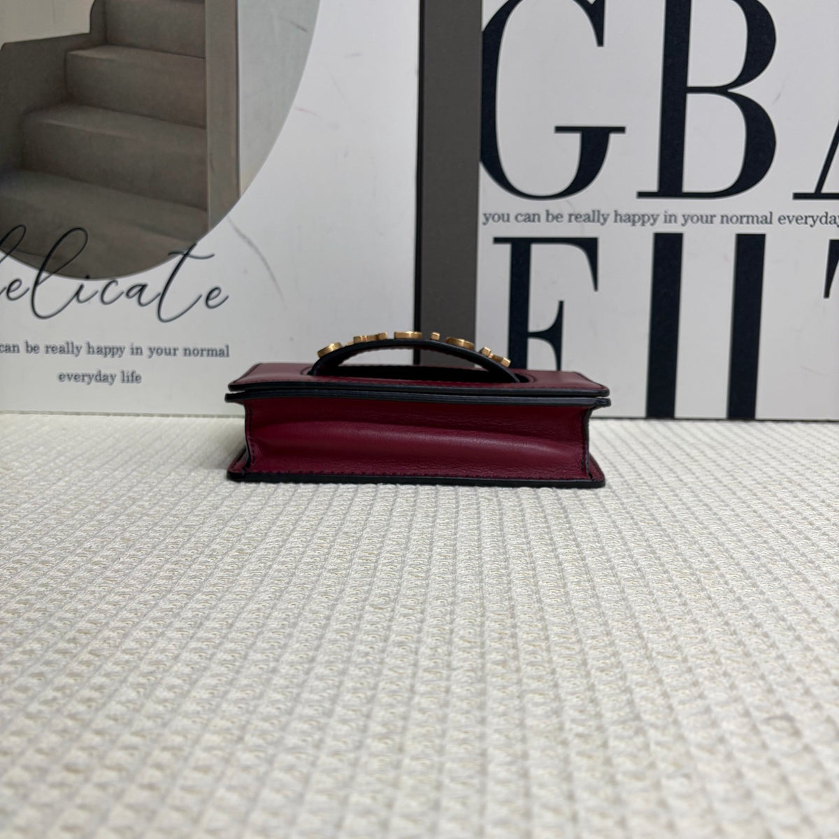 Dior - J'Adior - Leather - Burgundy - (mini)