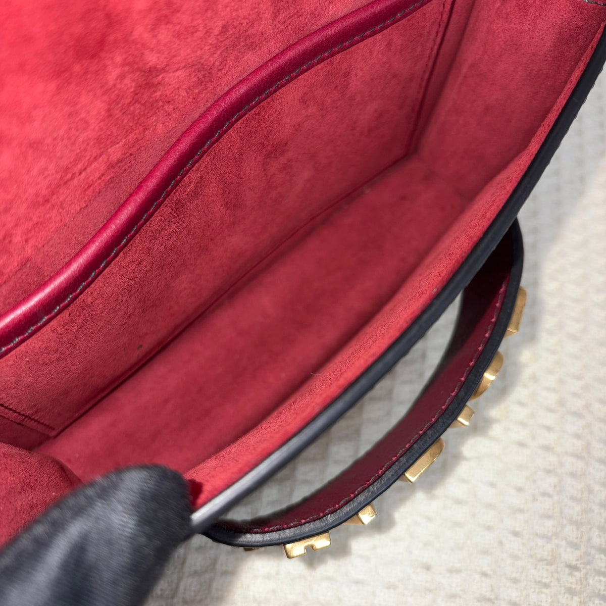 Dior - J'Adior - Leather - Burgundy - (mini)