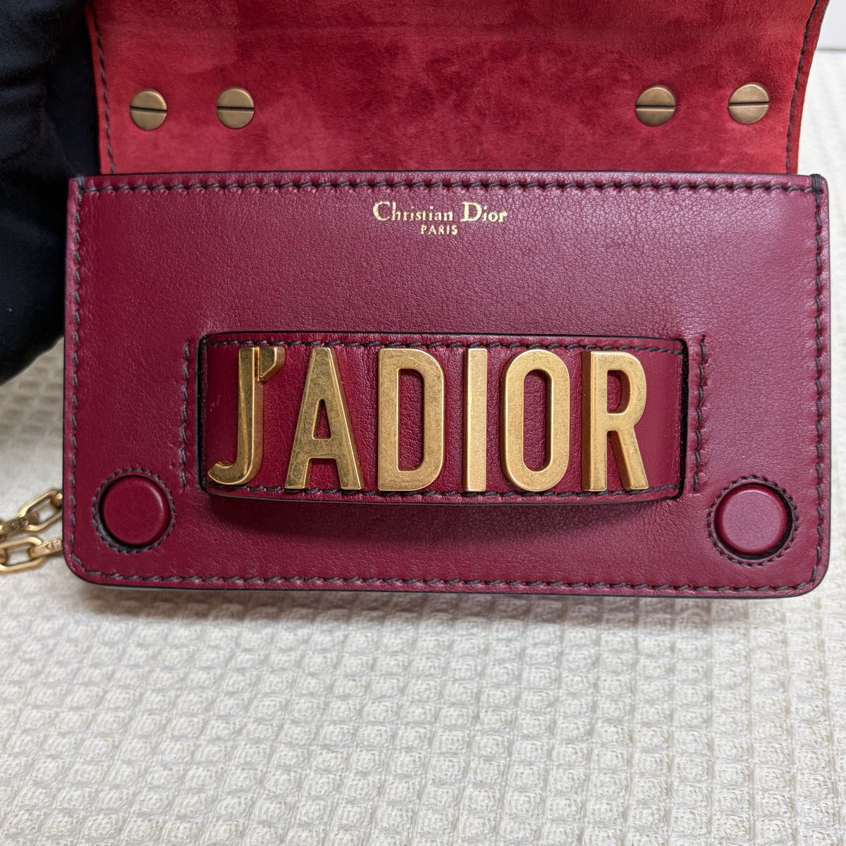 Dior - J'Adior - Leather - Burgundy - (mini)