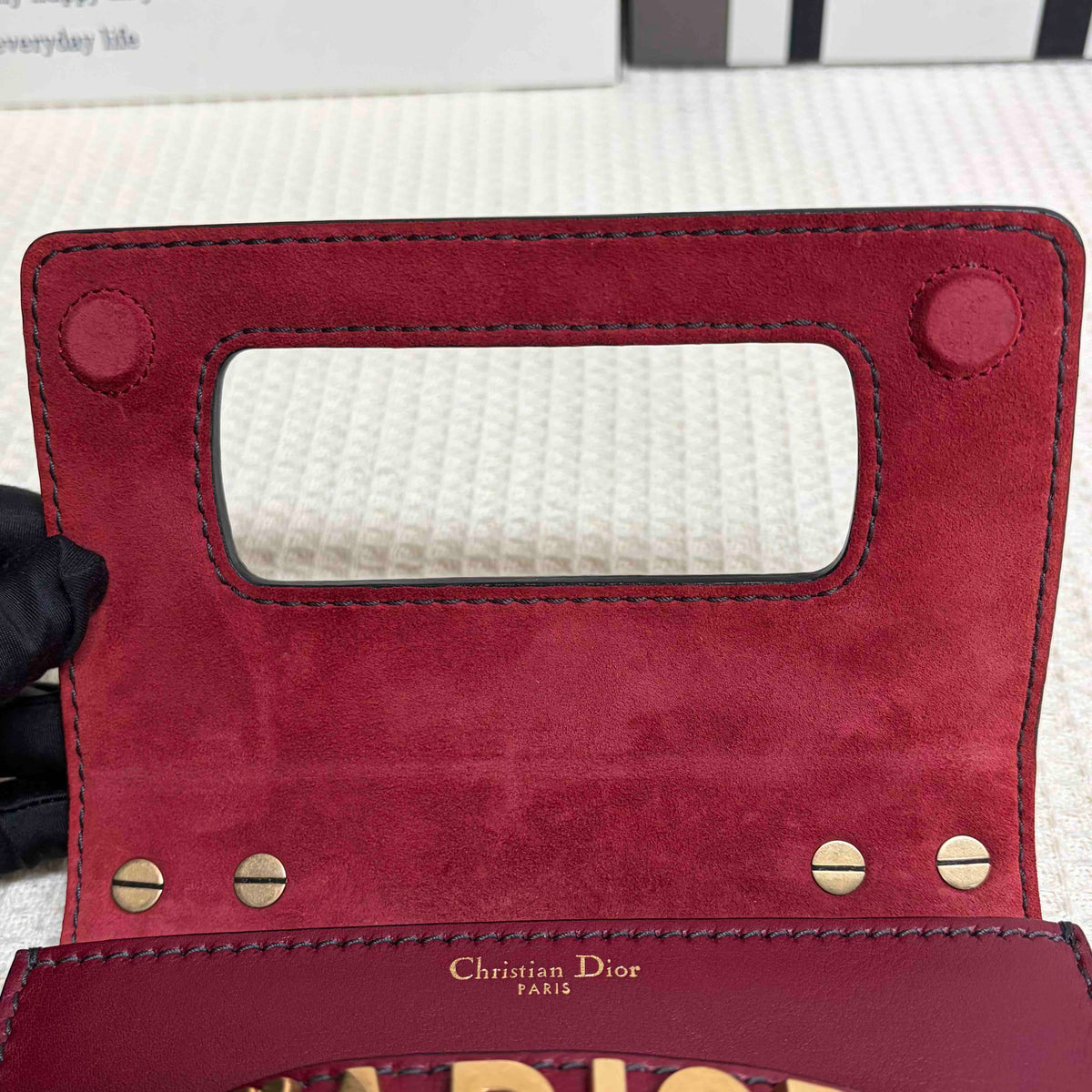 Dior - J'Adior - Leather - Burgundy - (mini)