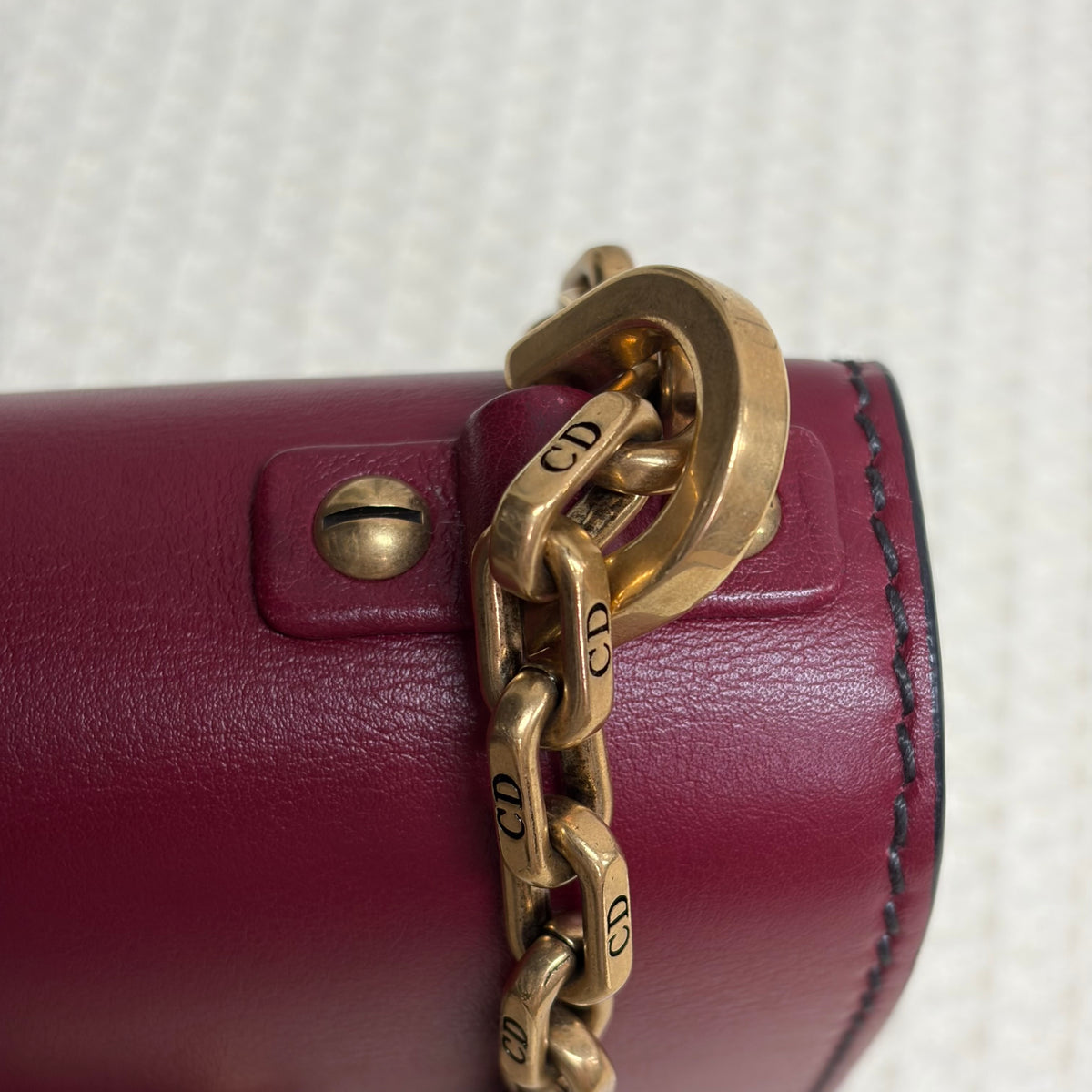 Dior - J'Adior - Leather - Burgundy - (mini)