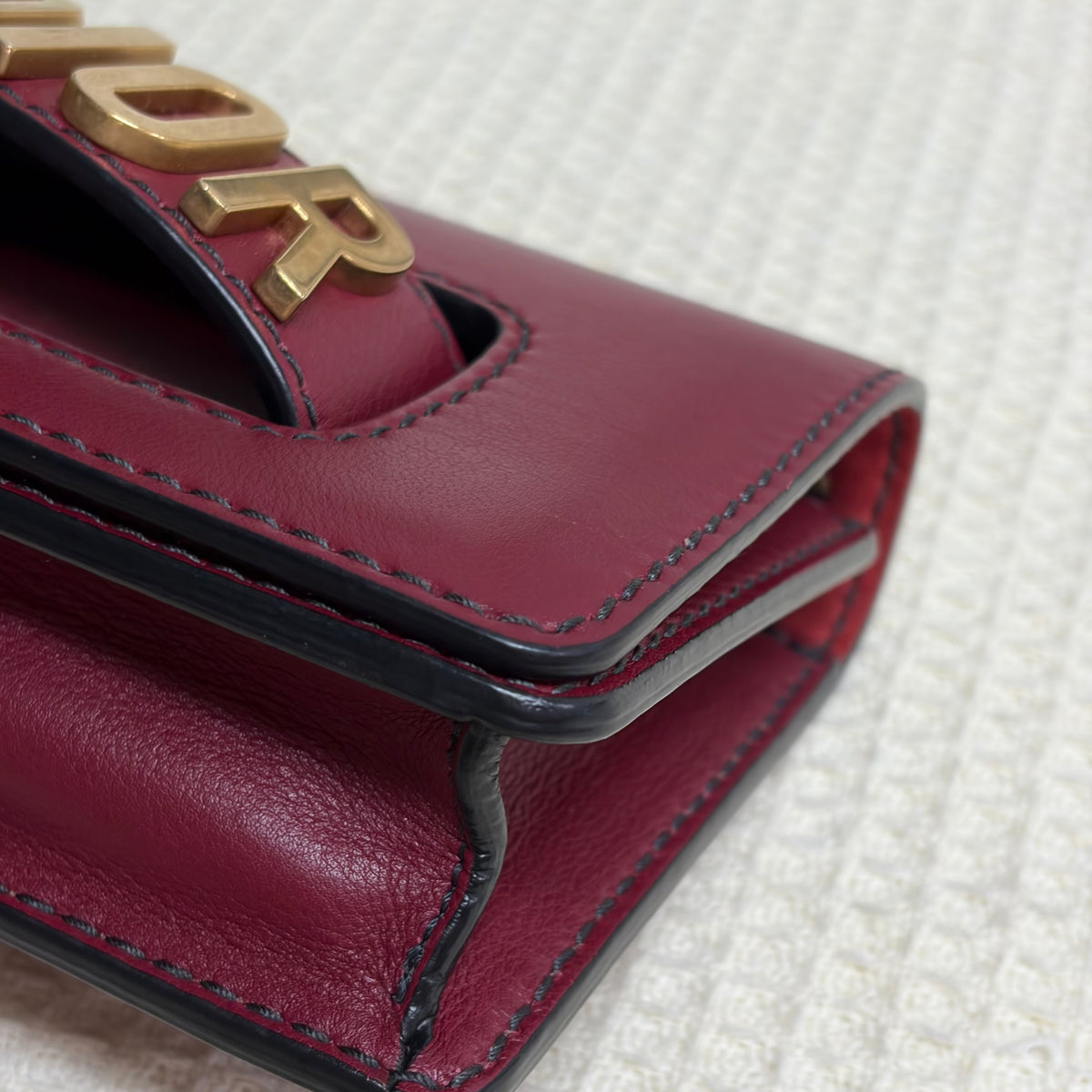 Dior - J'Adior - Leather - Burgundy - (mini)