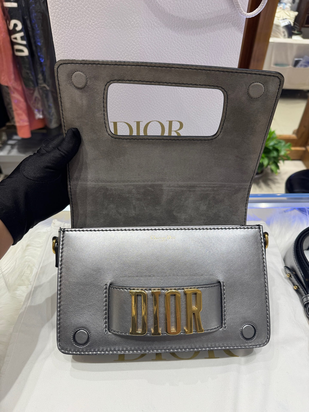 Dior - J'Adior - Leather - Grey