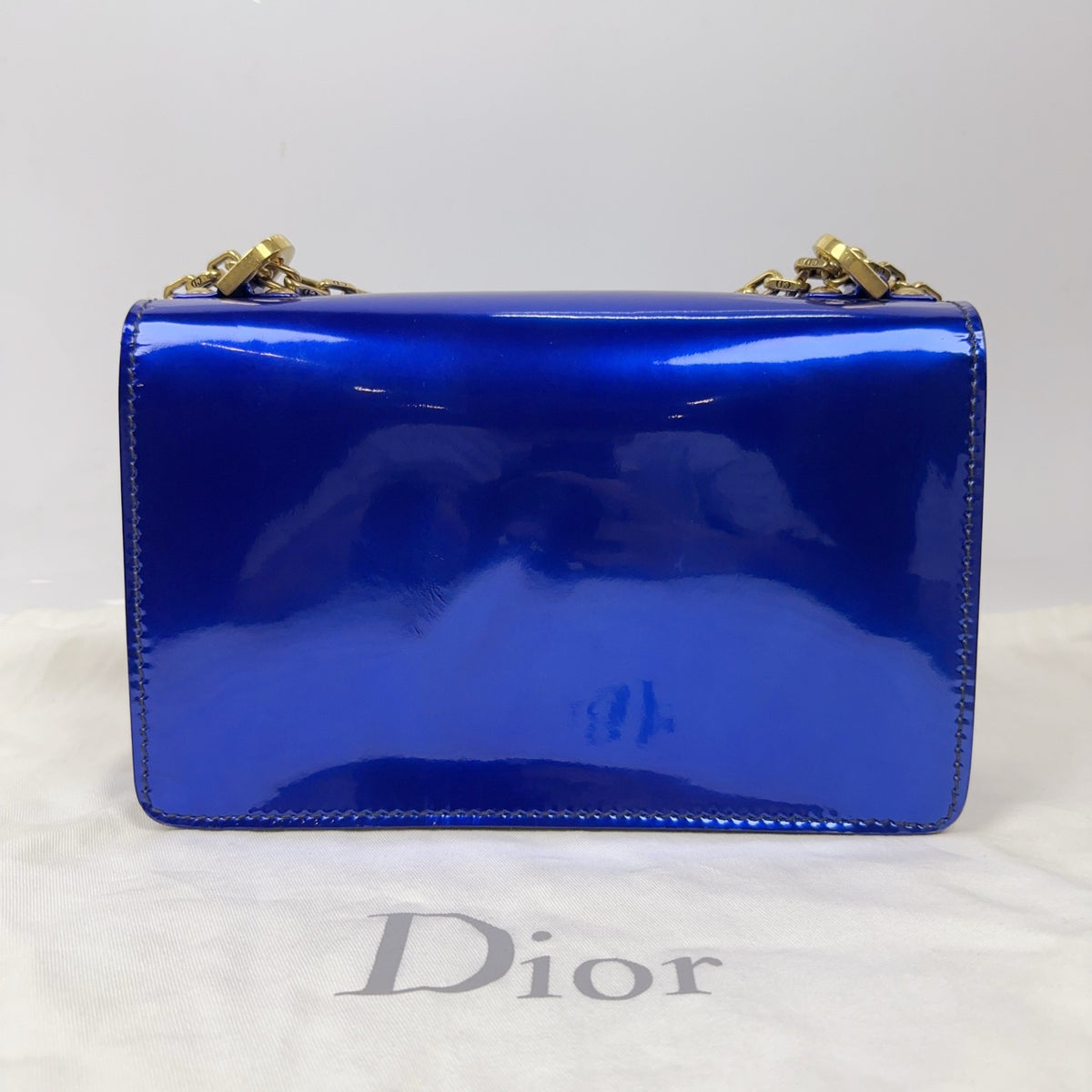 Dior - J'Adior Medium - Patent leather - Blue - (medium)