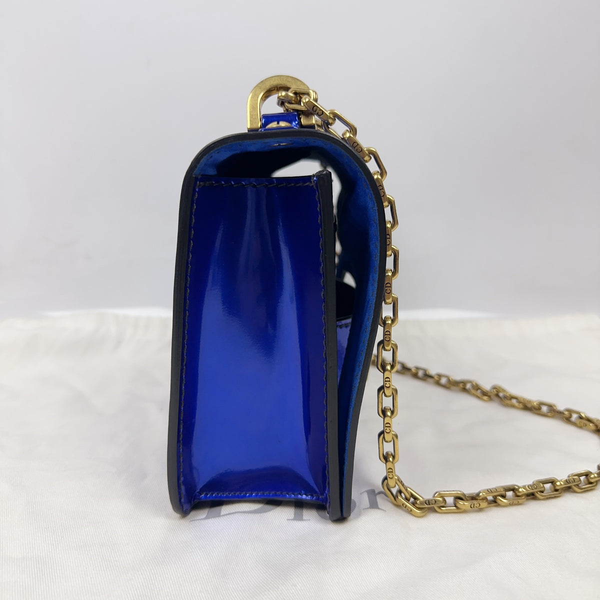 Dior - J'Adior Medium - Patent leather - Blue - (medium)