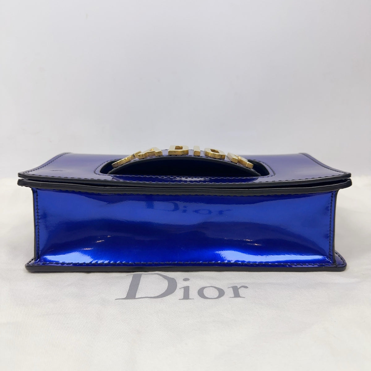 Dior - J'Adior Medium - Patent leather - Blue - (medium)