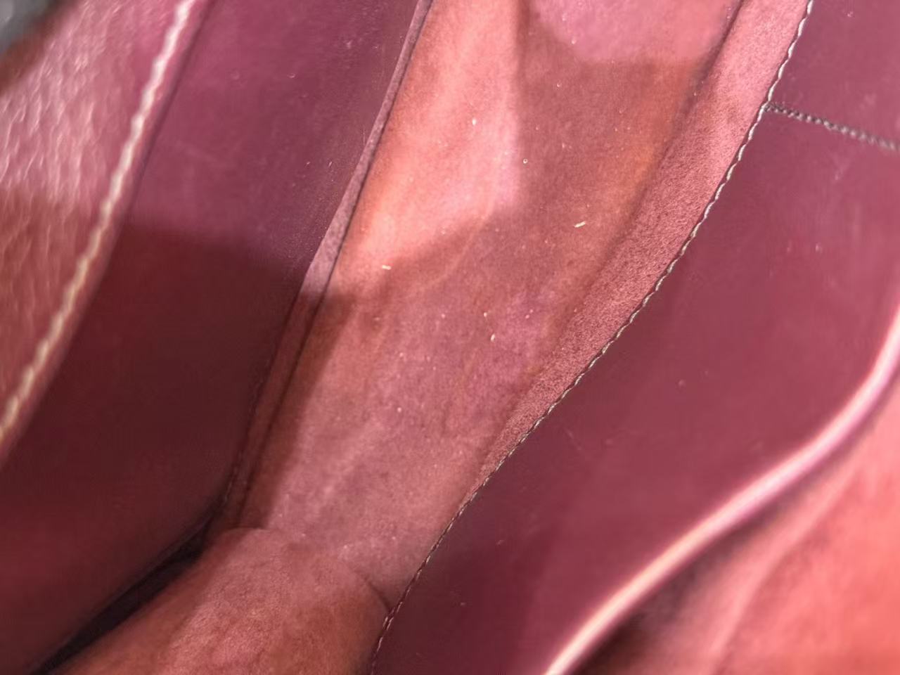 Dior - J'ADIOR - Smooth calfskin leather - Burgundy with Gold-Tone Hardware - (Medium)