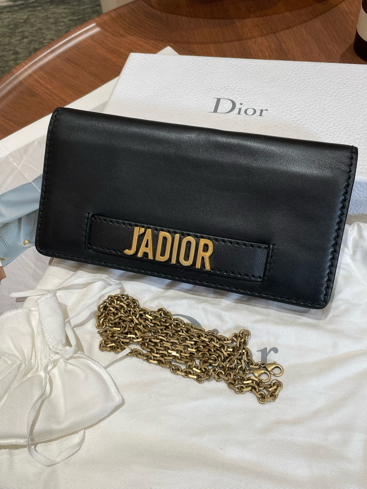 Dior - J'adior WOC - Leather - Black - (small)
