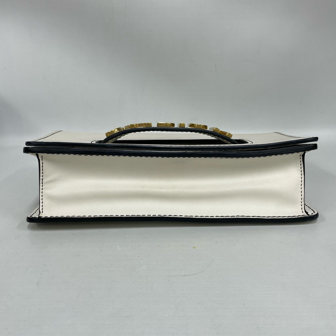 Dior - Jadior Flap Bag - Cowhide leather - White with Gold-tone Hardware - (Medium)