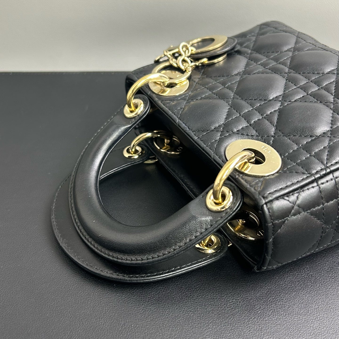 Dior - Lady - Leather - Black